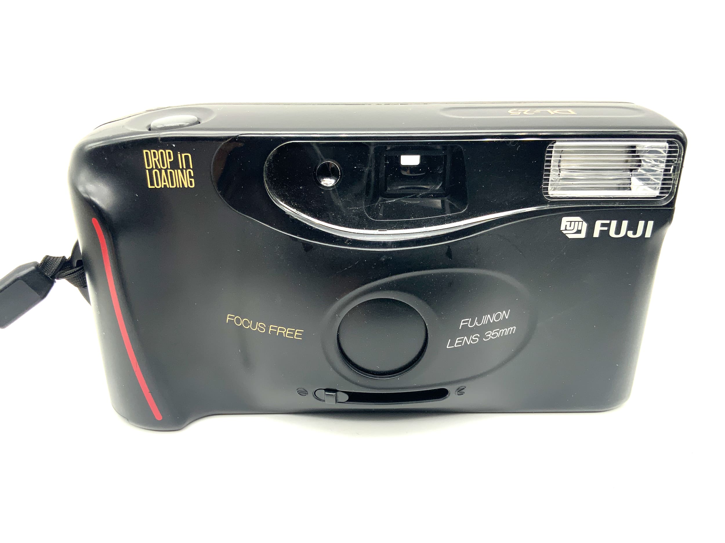 Appareil photo compact argentique Fuji DL-25 Point&amp;Shoot avec objectif Fujinon 35 mm