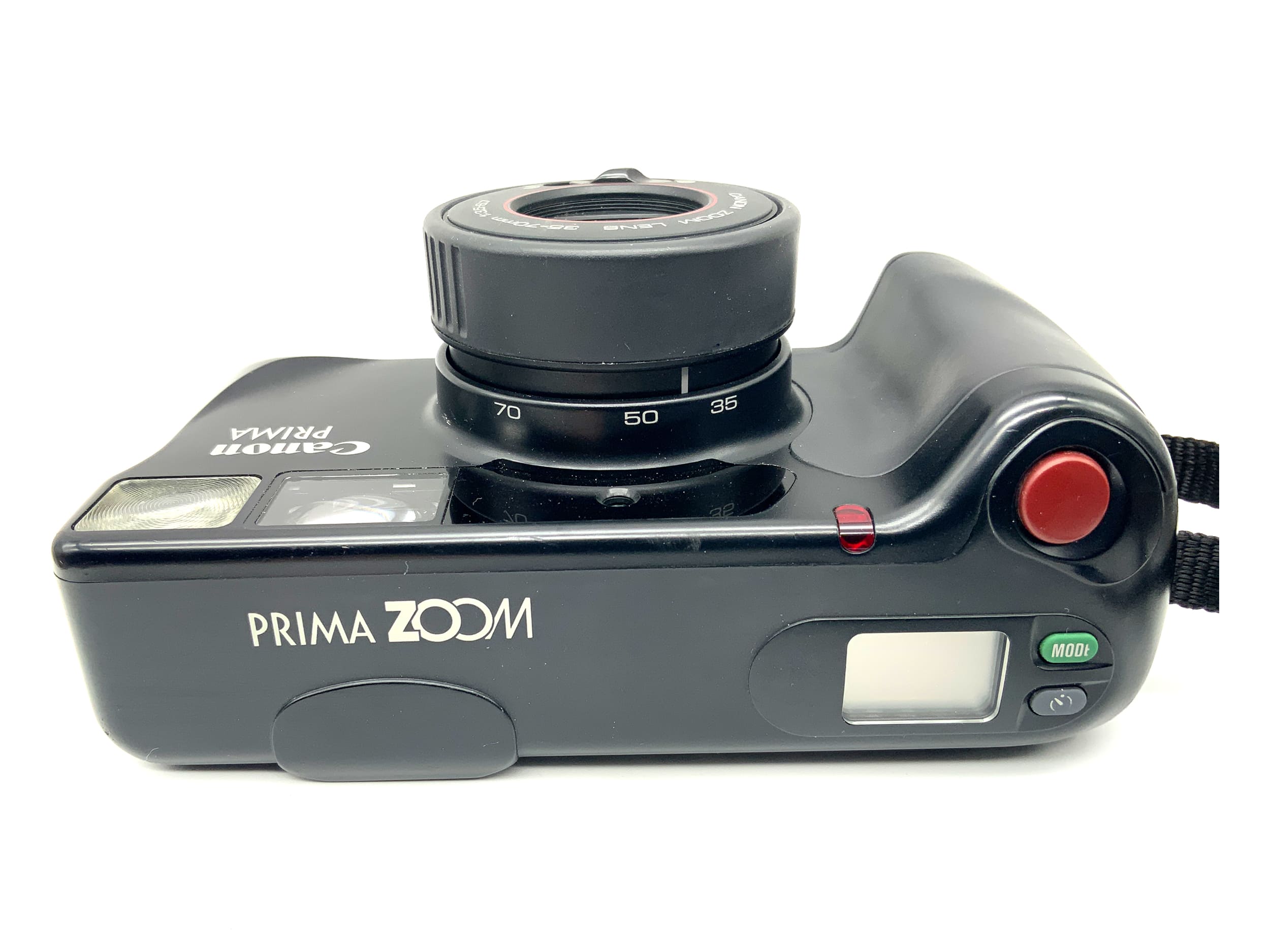 Appareil photo analogique Canon Prima Zoom Point&amp;Shoot avec objectif zoom 35-70 mm 1:3,5-6,7