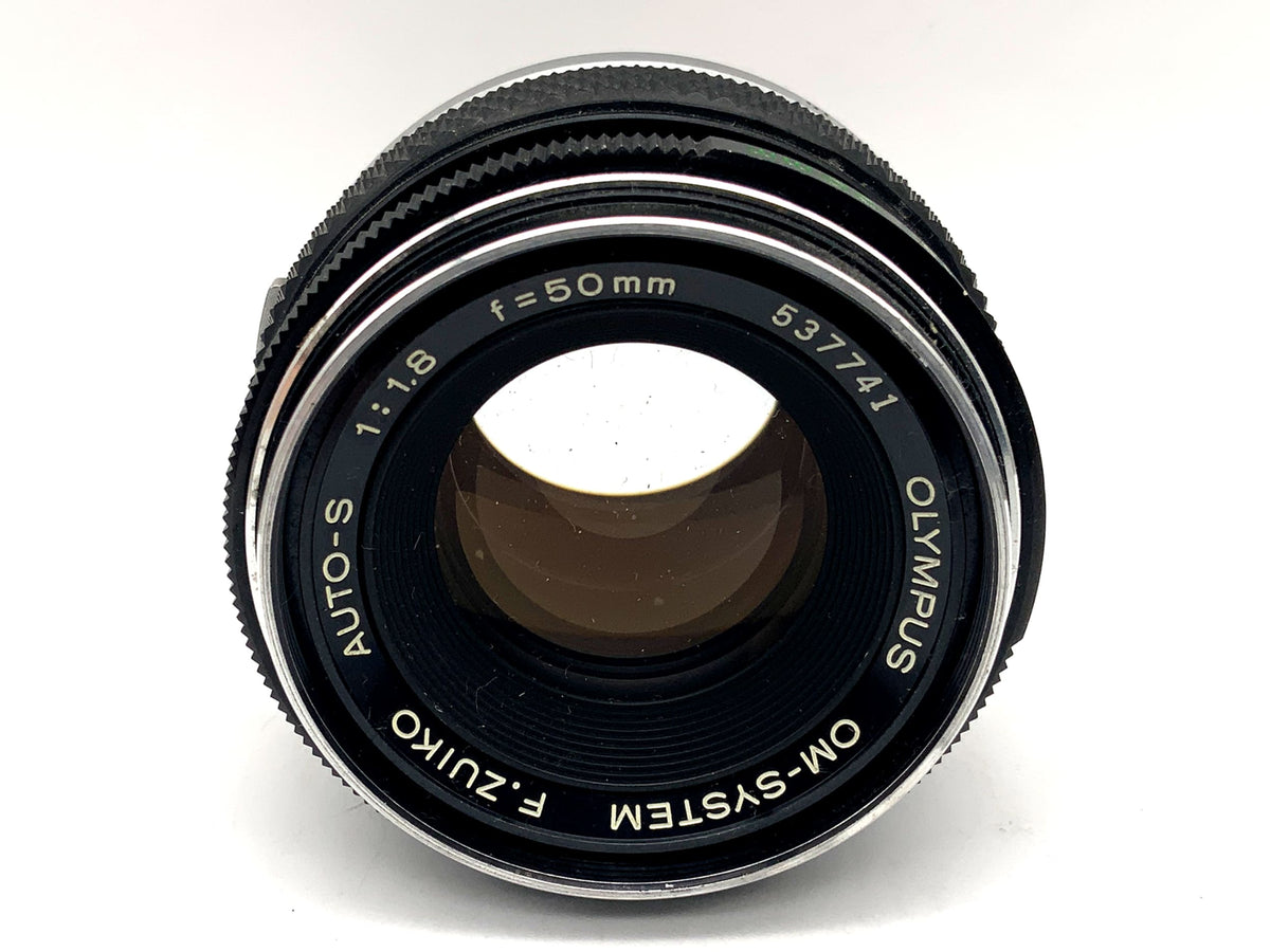 Olympus 50mm 1:1.8 lens F.Zuiko Auto-S OM system prime lens (Olympus OM)