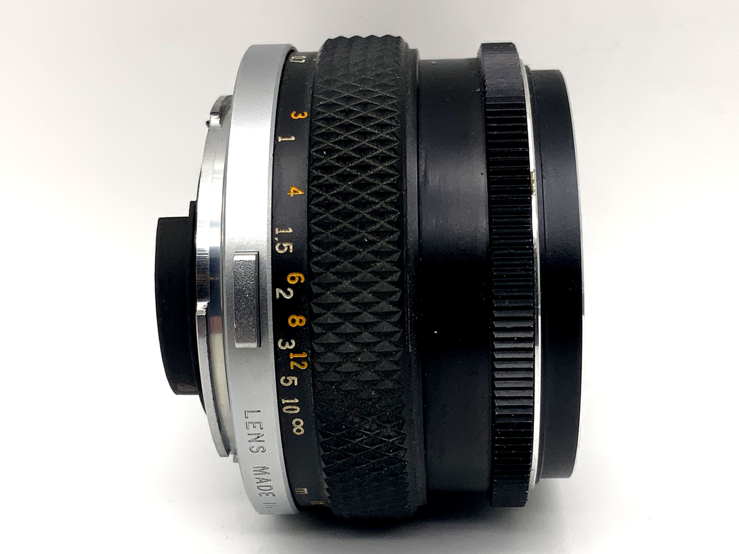 Olympus 50mm 1:1.8 lens F.Zuiko Auto-S OM system prime lens (Olympus OM)