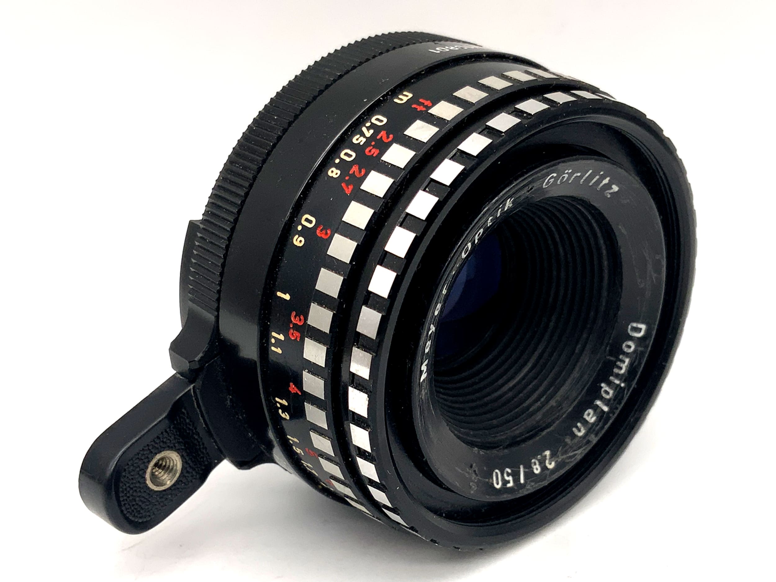 Meyer Optik Görlitz 50mm 1:2.8 lens Domiplan Zebra prime lens (Exa)