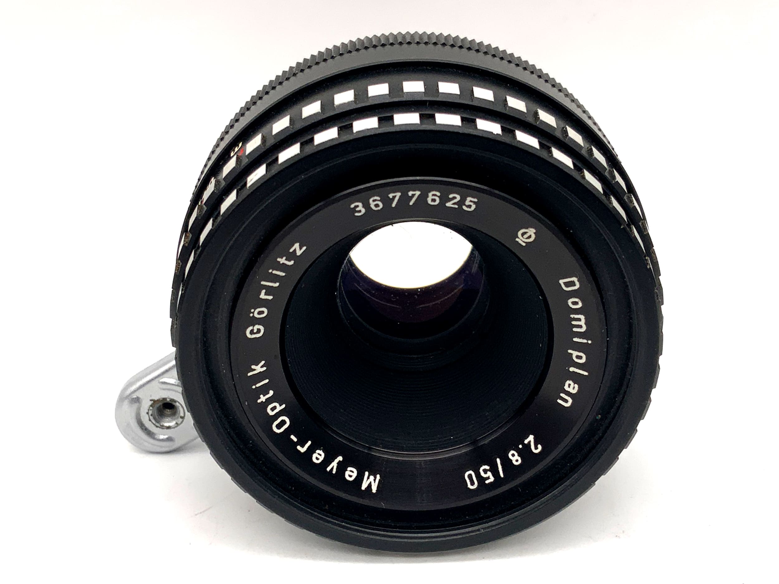 Meyer Optik Görlitz 50mm 1:2.8 lens Q1 Domiplan Zebra prime lens (Exa)