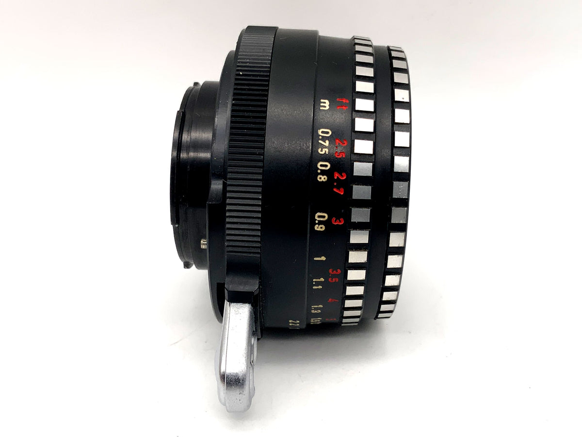 Objectif Meyer Optik Görlitz 50 mm 1:2,8 Q1 Objectif Domiplan Zebra prime (Exa)