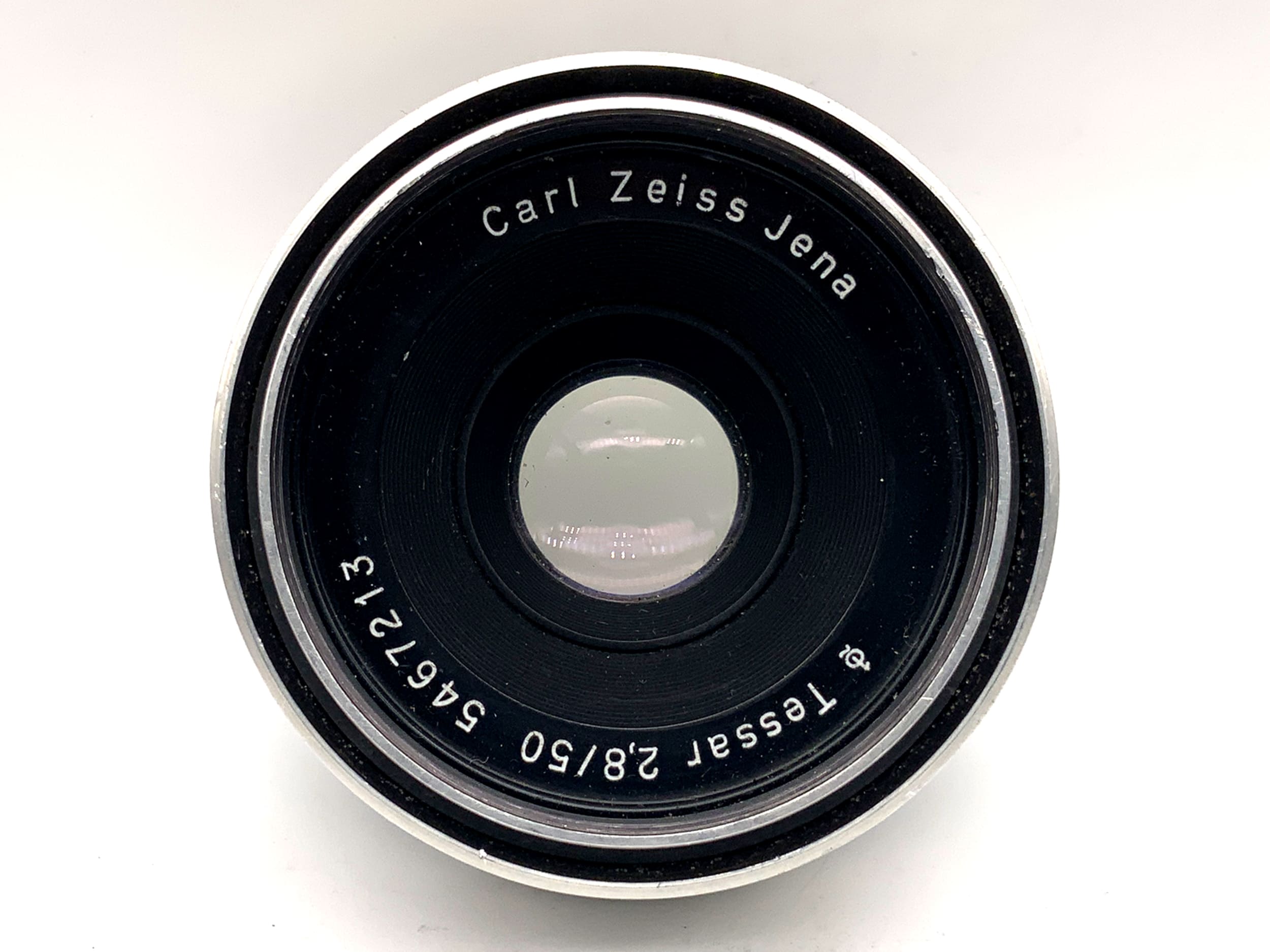 Carl Zeiss Jena 50mm 1:2.8 lens Q1 Tessar fixed focal length (Praktina)