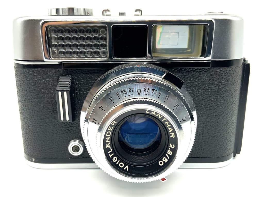 Voigtländer Vito CD Sucherkamera mit Lanthar 2.8/50 Kompaktkamera Analogkamera
