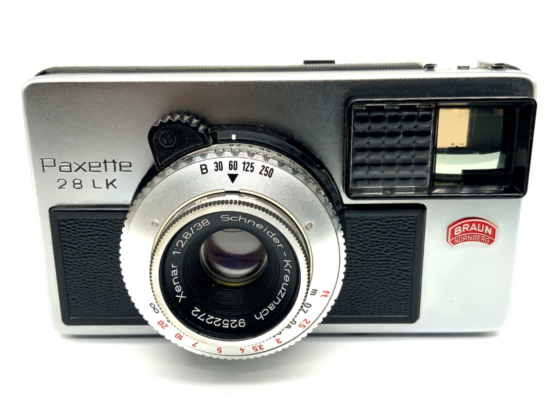 Braun Nürnberg Paxette 28 LK Sucherkamera mit Xenar 38mm 1:2.8 Analogkamera