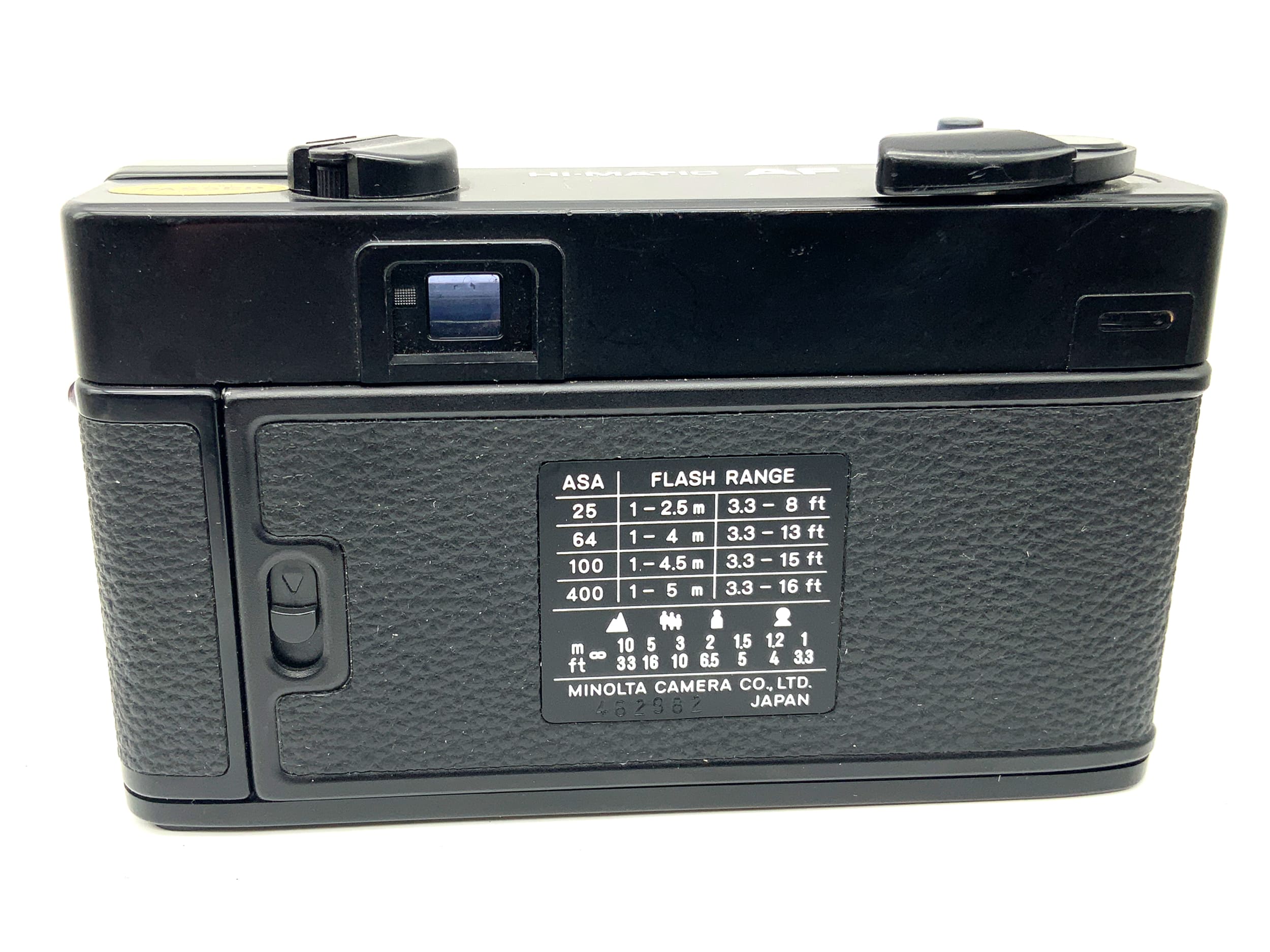 Minolta Hi-Matic AF Point&amp;Shoot avec appareil photo analogique Rokkor 1:2.8/38mm