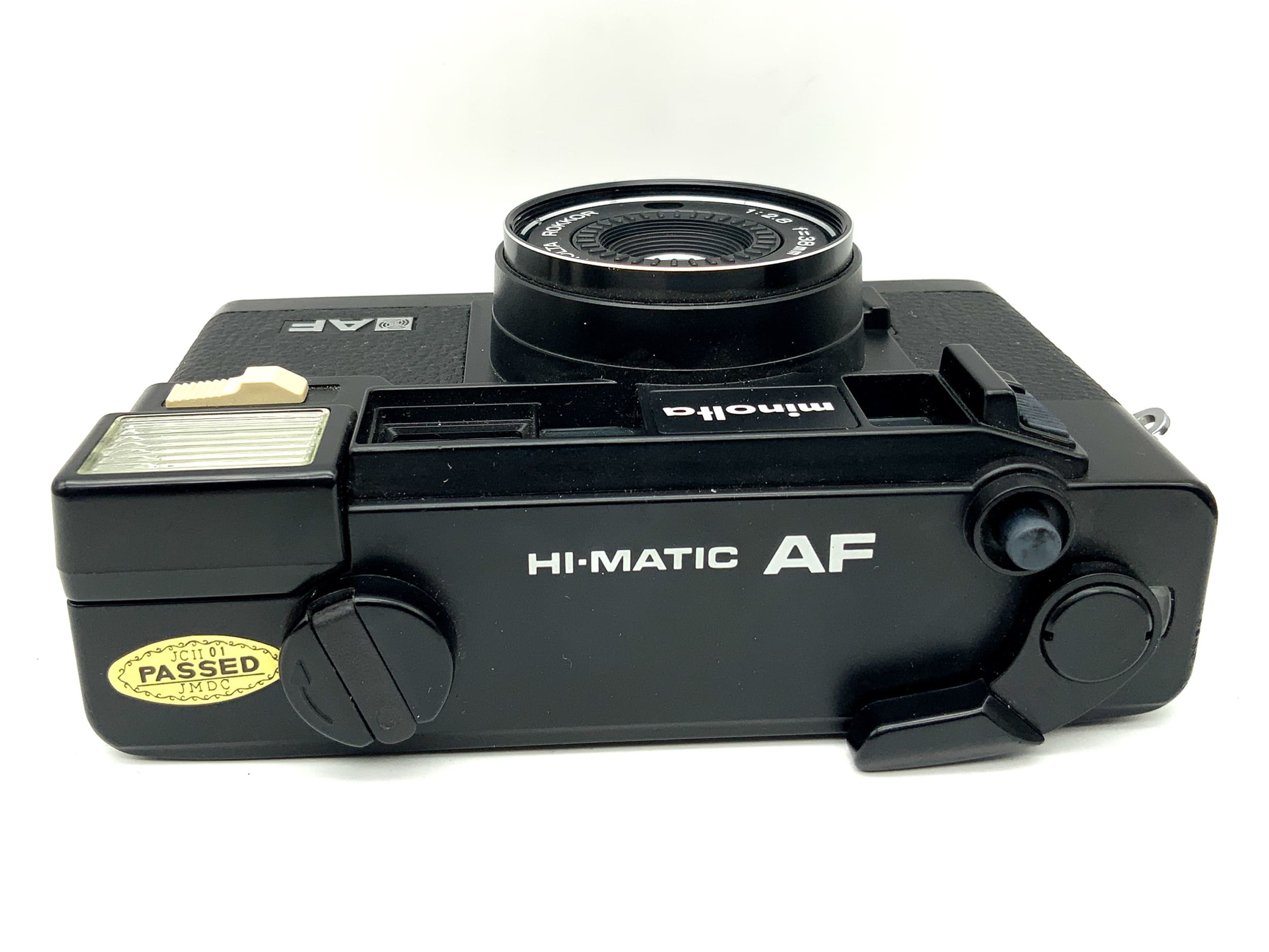 Minolta Hi-Matic AF Point&amp;Shoot avec appareil photo analogique Rokkor 1:2.8/38mm