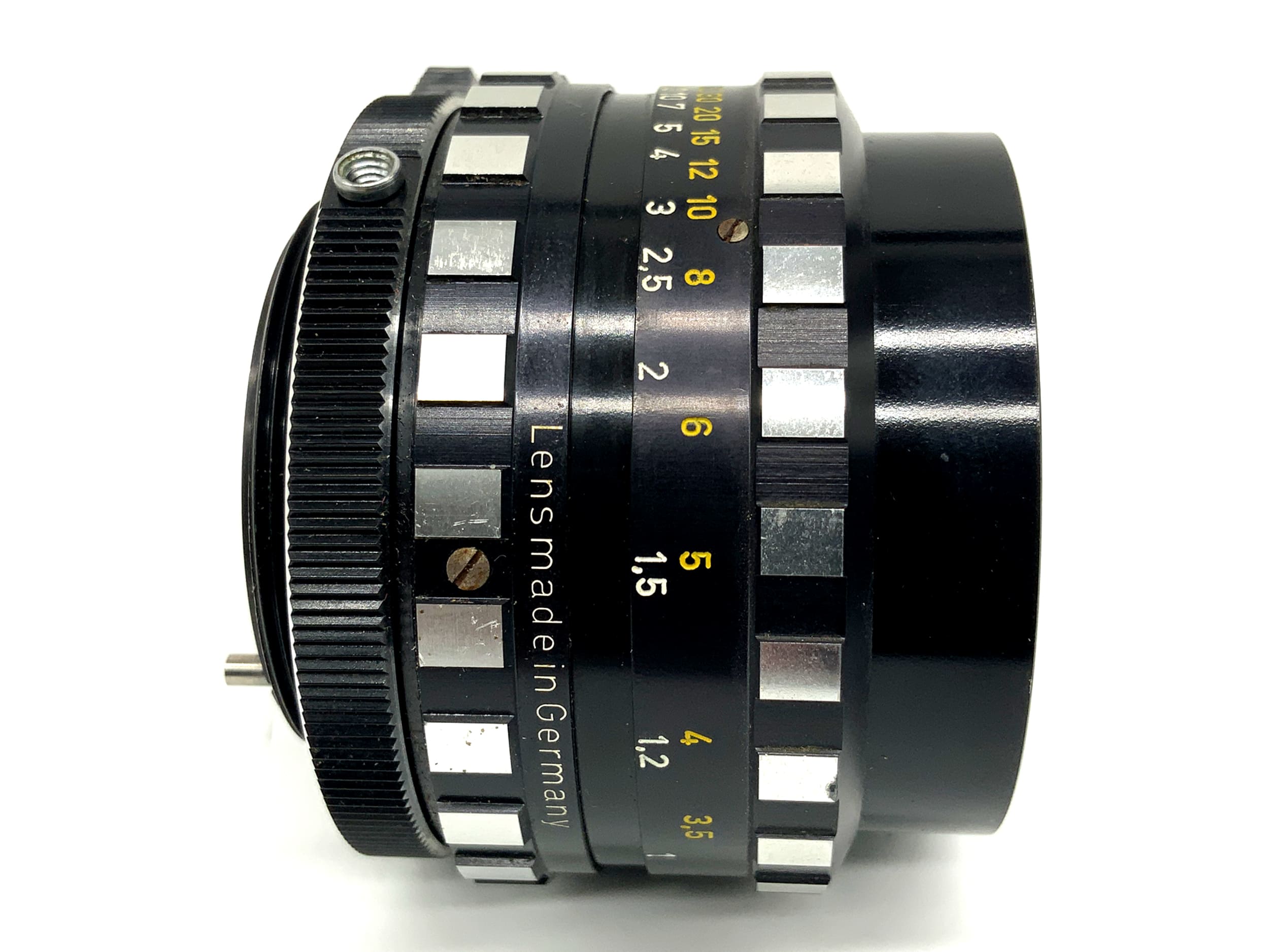 A. Schacht Ulm Edixa-S-Travelon-A 50mm 1:1.8 Festbrennweite (M42) Text lesen!
