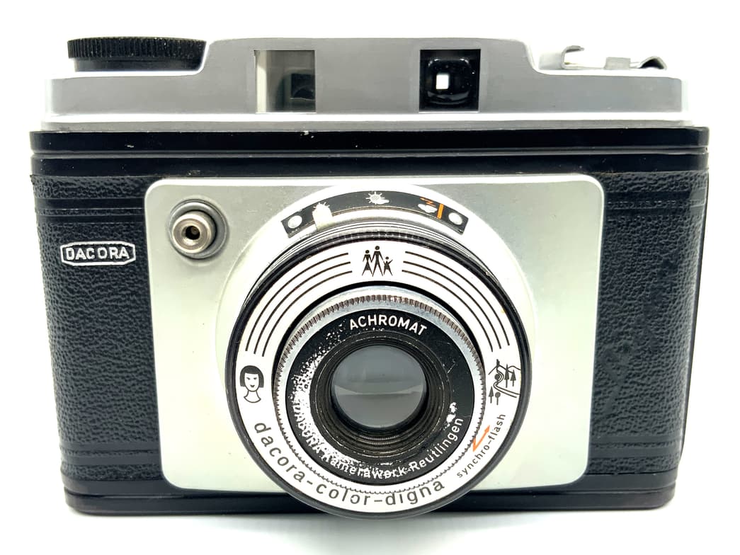 Dacora Color Digna Sucherkamera mit Achtomat Kompaktkamera Analogkamera
