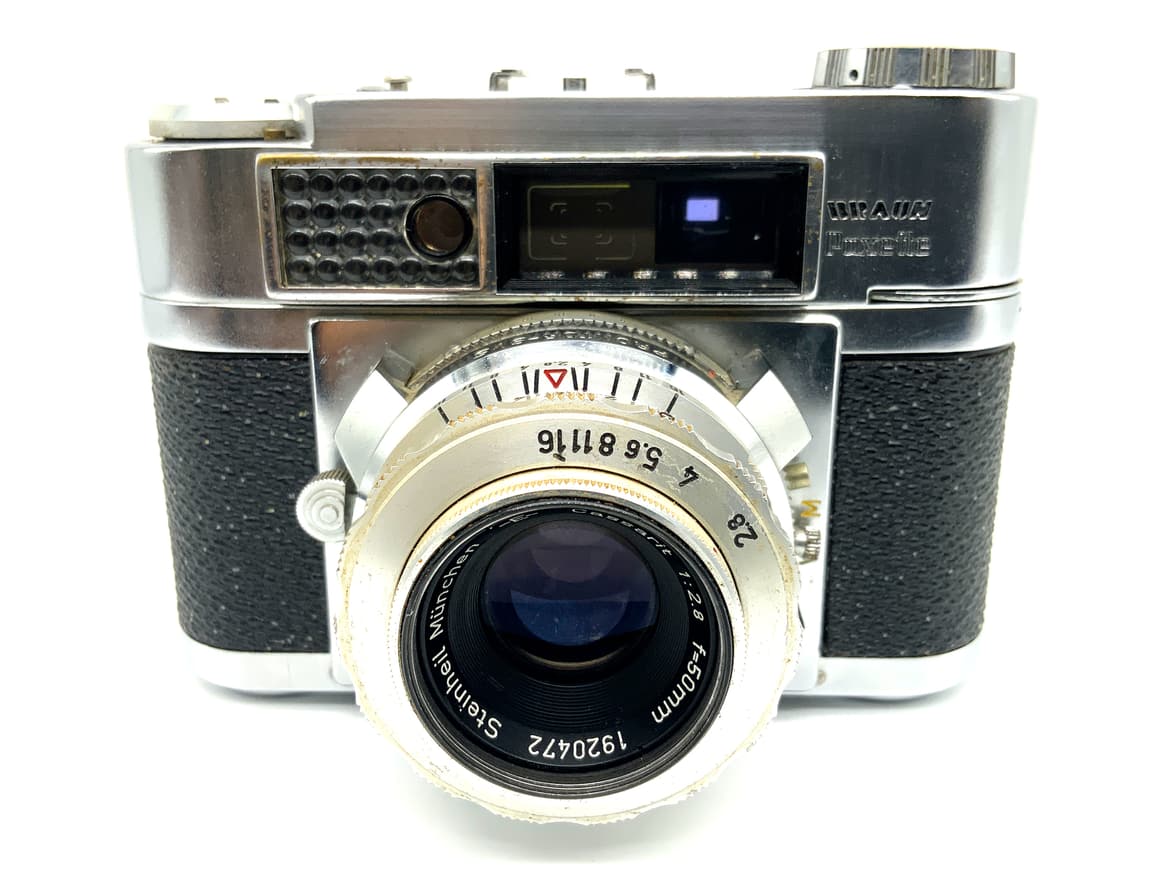 Braun Nürnberg Paxette Messsucherkamera mit Cassarit 50mm 1:2.8 Analogkamera