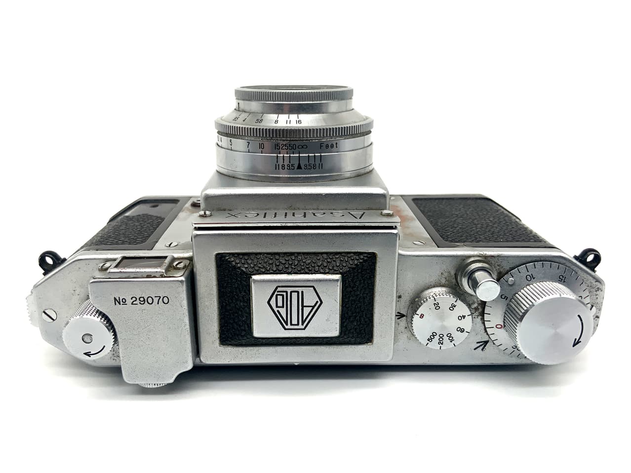 Asahi Kogaku Asahiflex I analog 1. japanische SLR 1952 mit Takumar 50mm 1:3.5