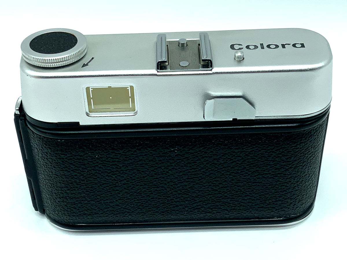 Appareil photo télémétrique Zeiss Ikon Colora avec objectif Novicar 50 mm f/2.8 dans son emballage d'origine, appareil photo argentique