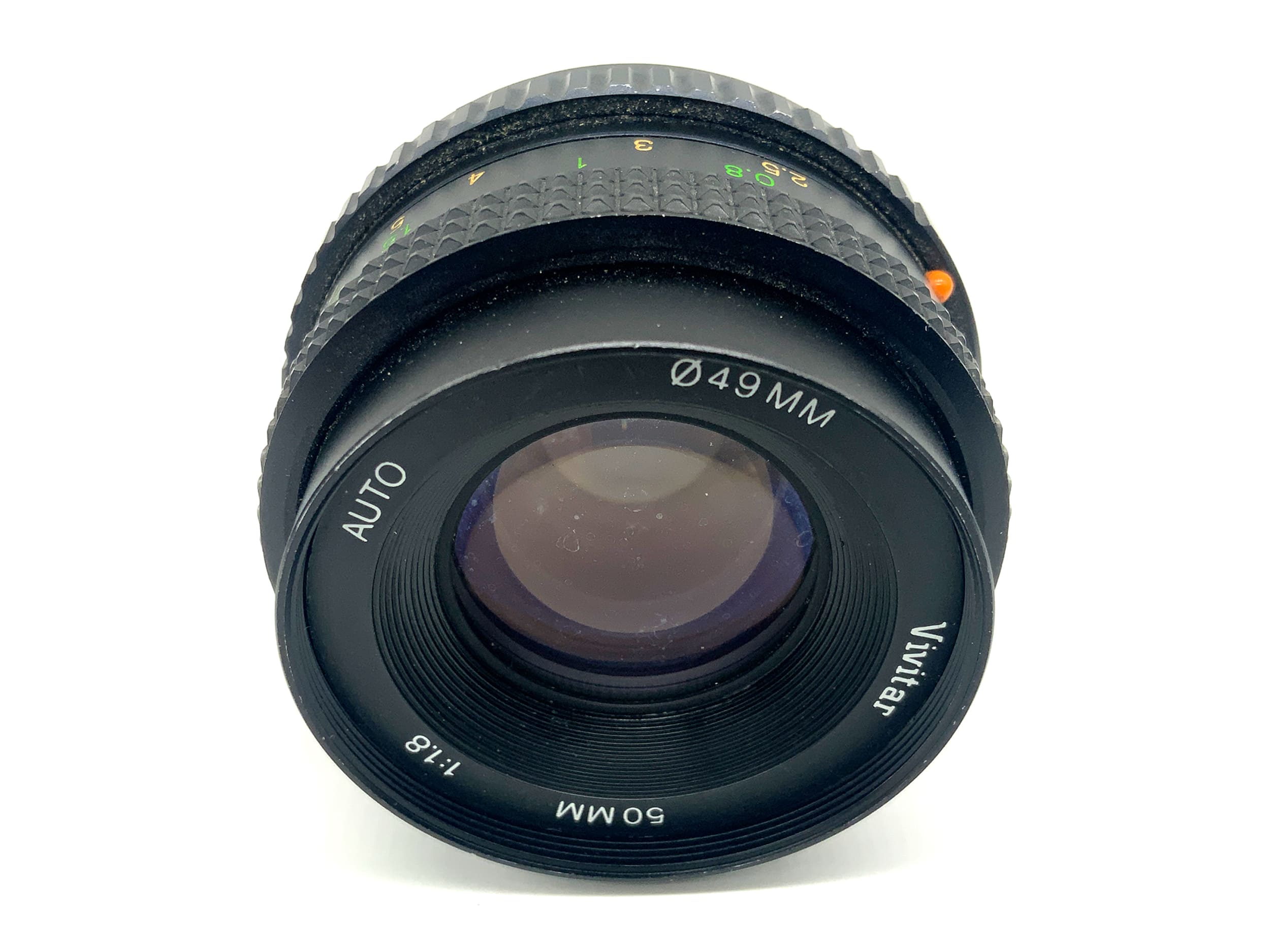 Vivitar Auto 50mm 1:1.8 Objektiv Festbrennweite (Pentax K) Text lesen!