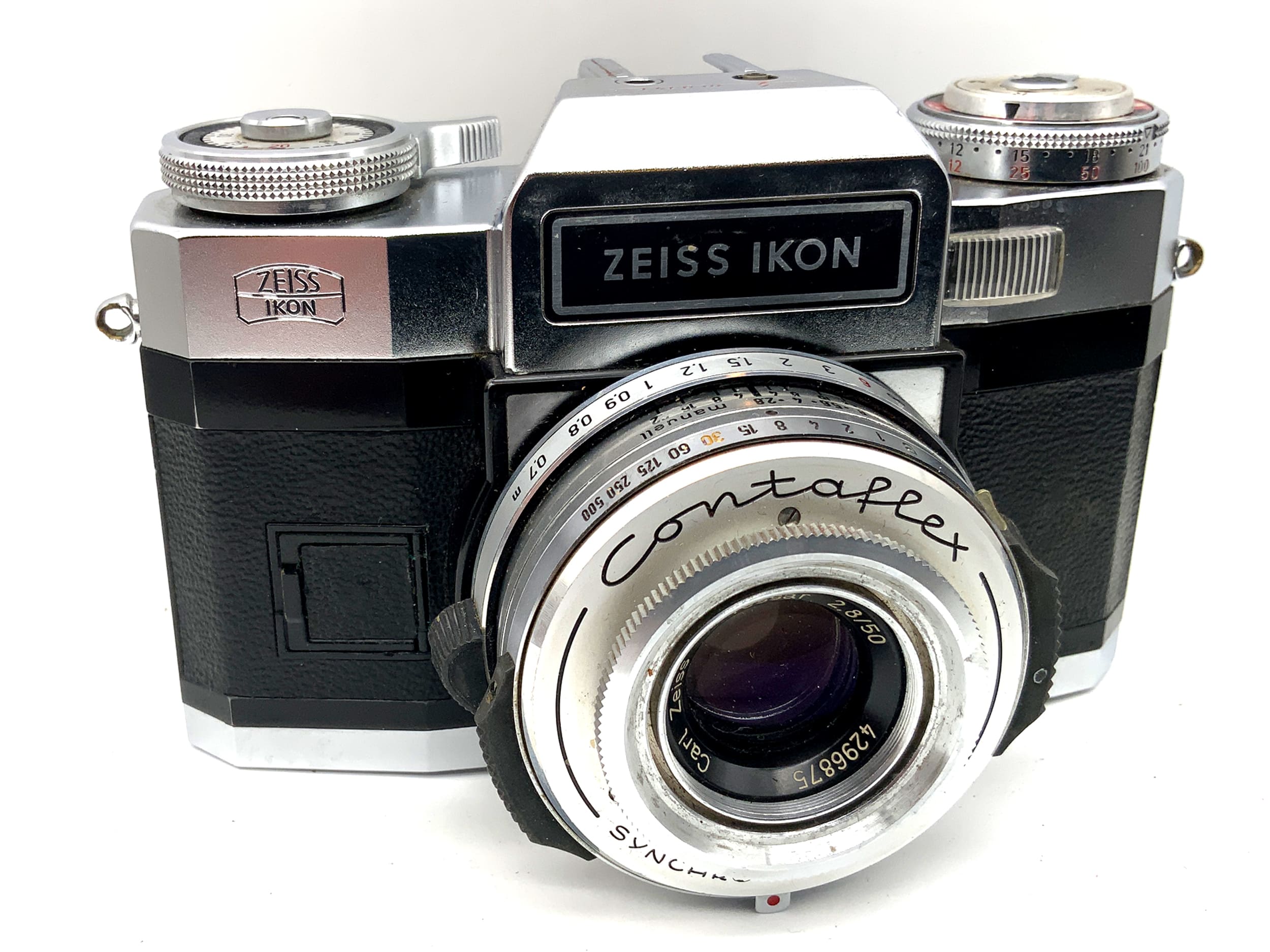 Zeiss Ikon Contaflex SLR Tessar 2.8/50 Synchro-Compur-X 35mm Body !Beli defective!