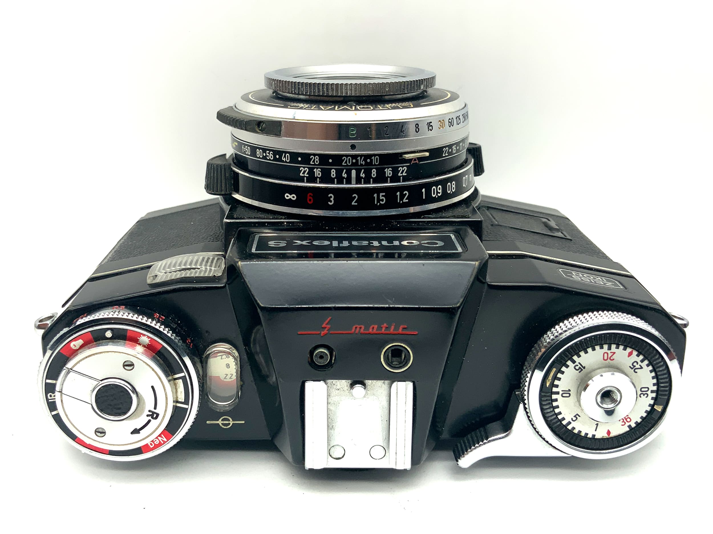 Zeiss Ikon Contaflex S SLR Automatique Tessar 2.8/50 Synchro-Compur-X ! Beli défectueux !