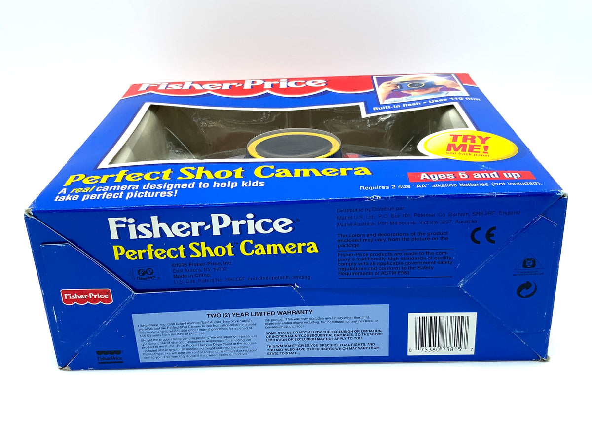 Appareil photo compact Fischer Price Perfect Shot, neuf dans son emballage d'origine, appareil photo argentique