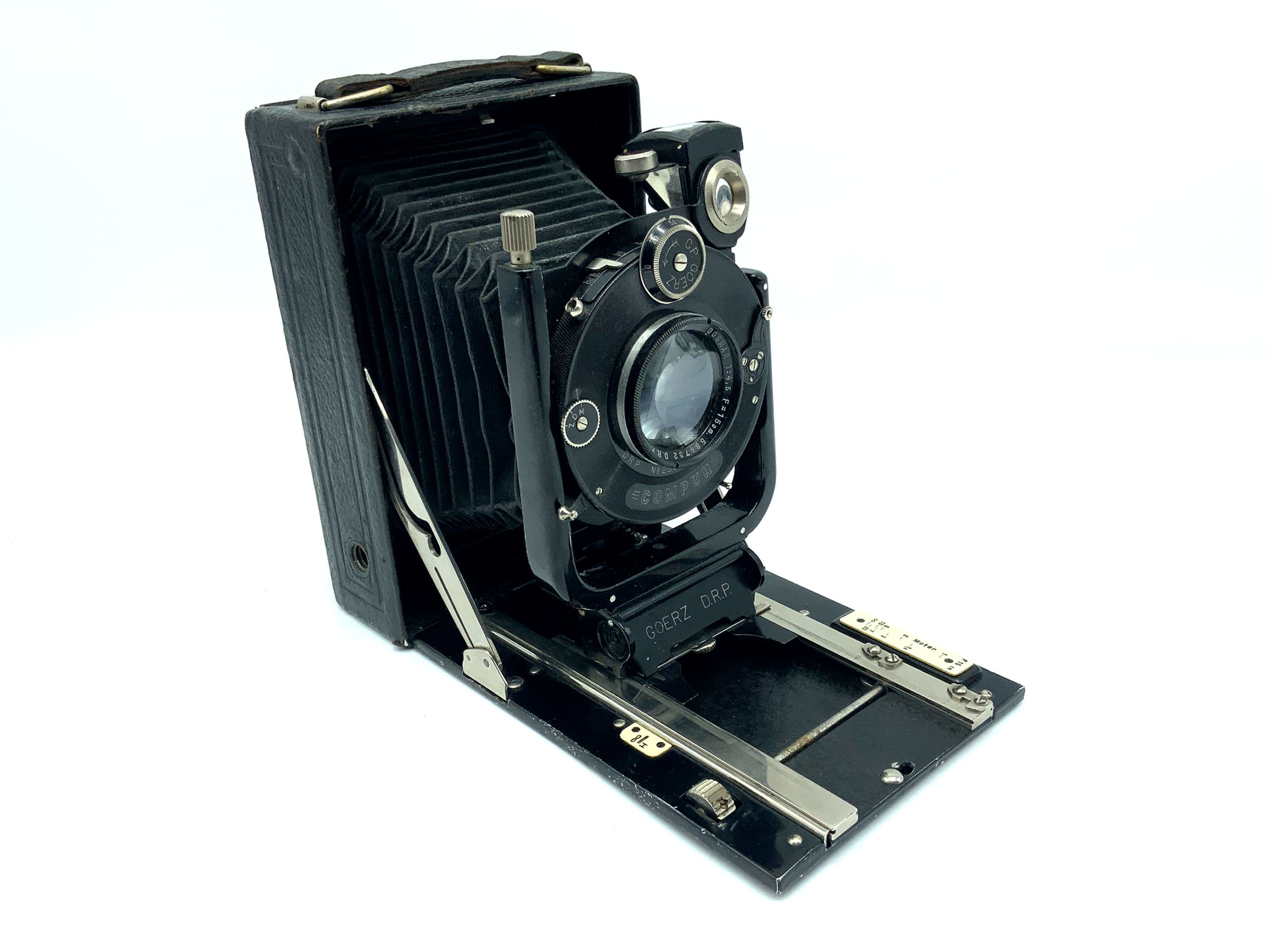 Appareil photo à plaques CP Goerz Berlin Tenax avec objectif Dogmar 15 cm 1:4,5