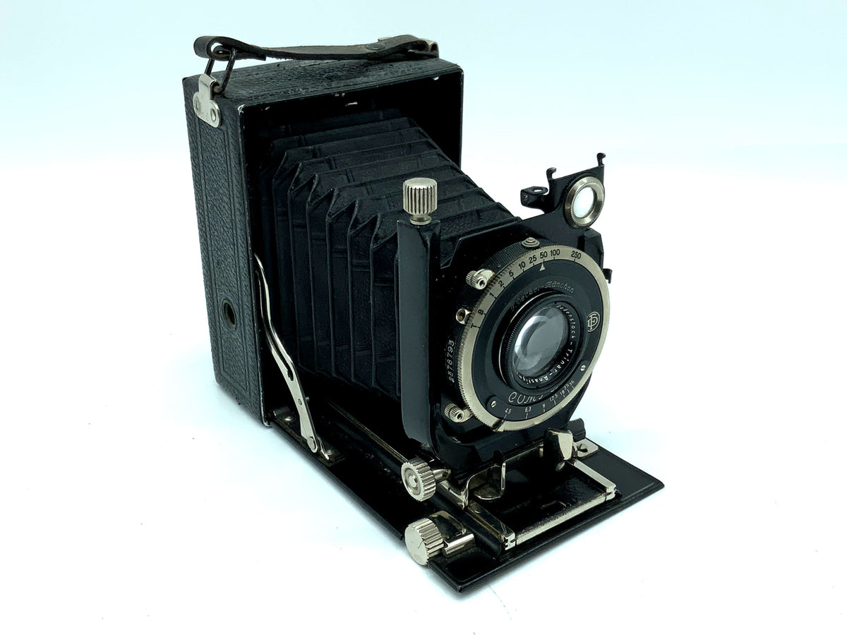 Chambre photographique avec objectif Rodenstock Trinar Anastigmat 10,5 cm 1:4,5
