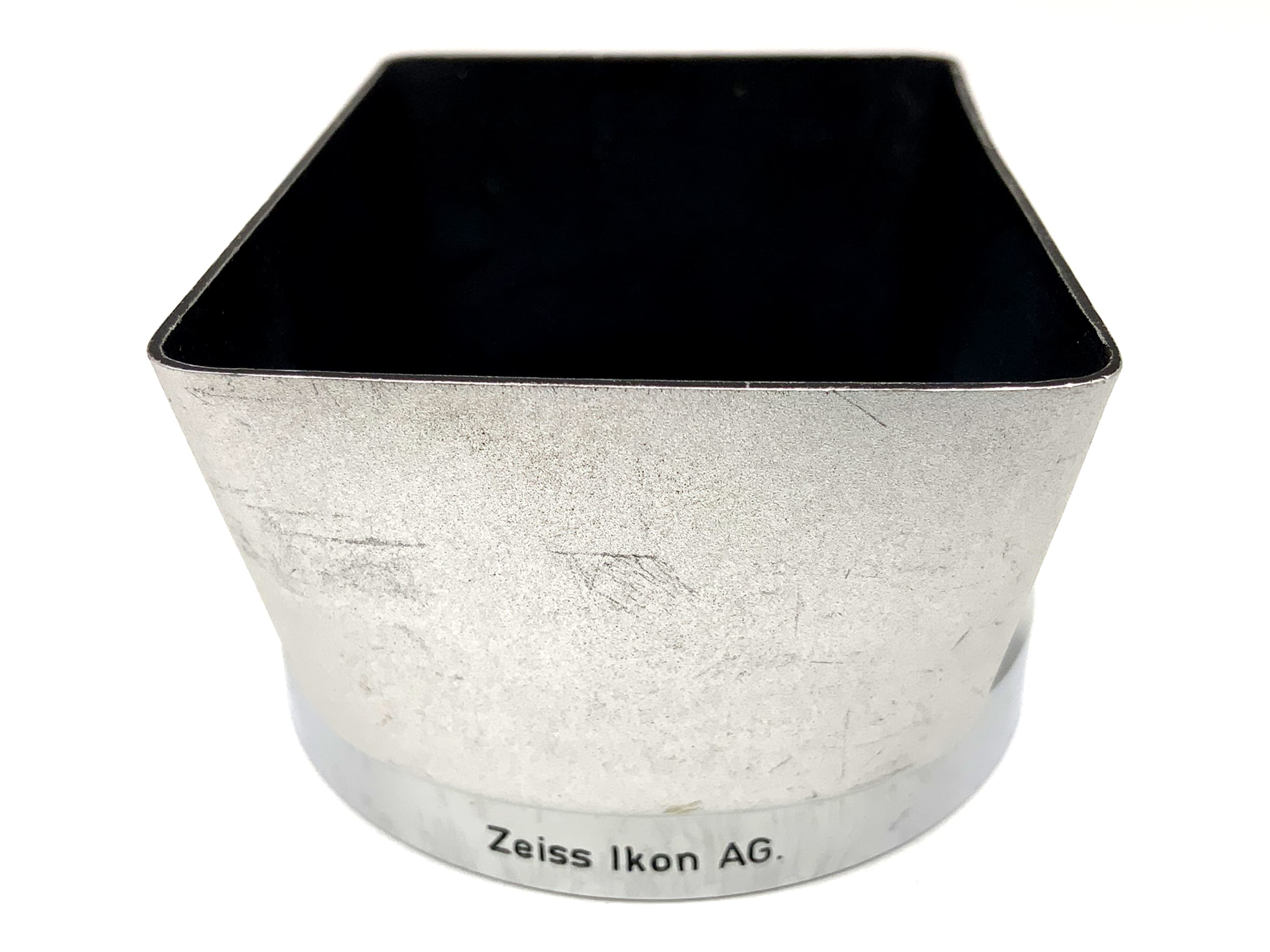 Zeiss Ikon B56 lens hood f 50-135mm Contarex metal silver sunshade