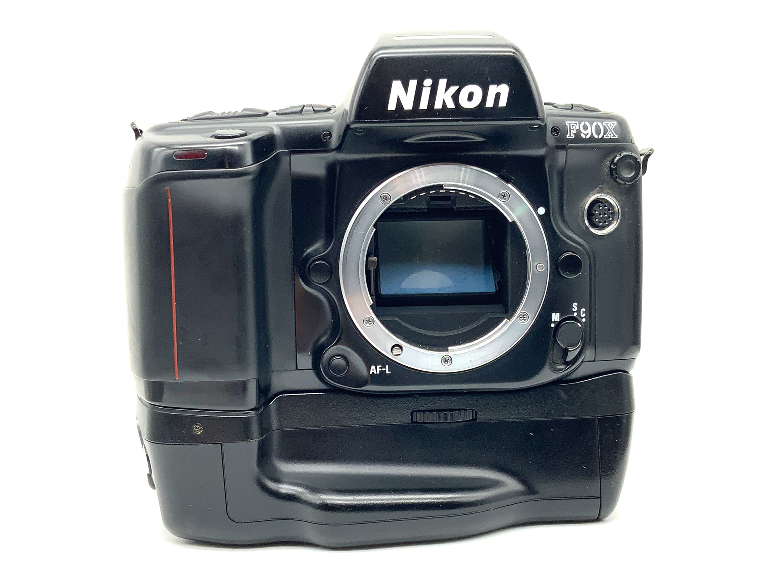 Boîtier reflex Nikon F-90X avec dos numérique MF-26 et poignée d'alimentation MB-10 (AF 35 mm)