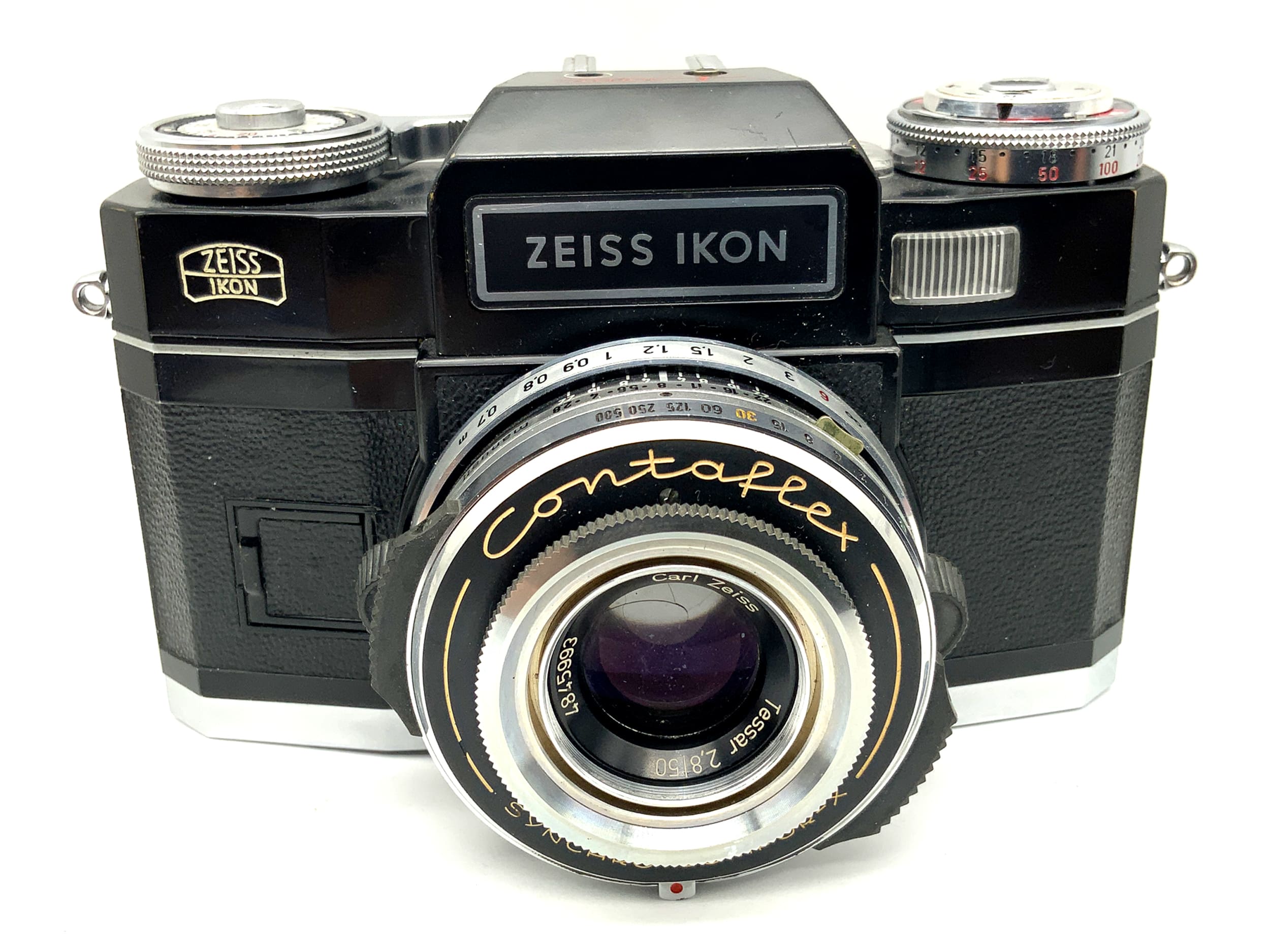 Zeiss Ikon Contaflex Super B SLR Synchro-Compur X 35mm SLR avec Tessar 2.8 50mm