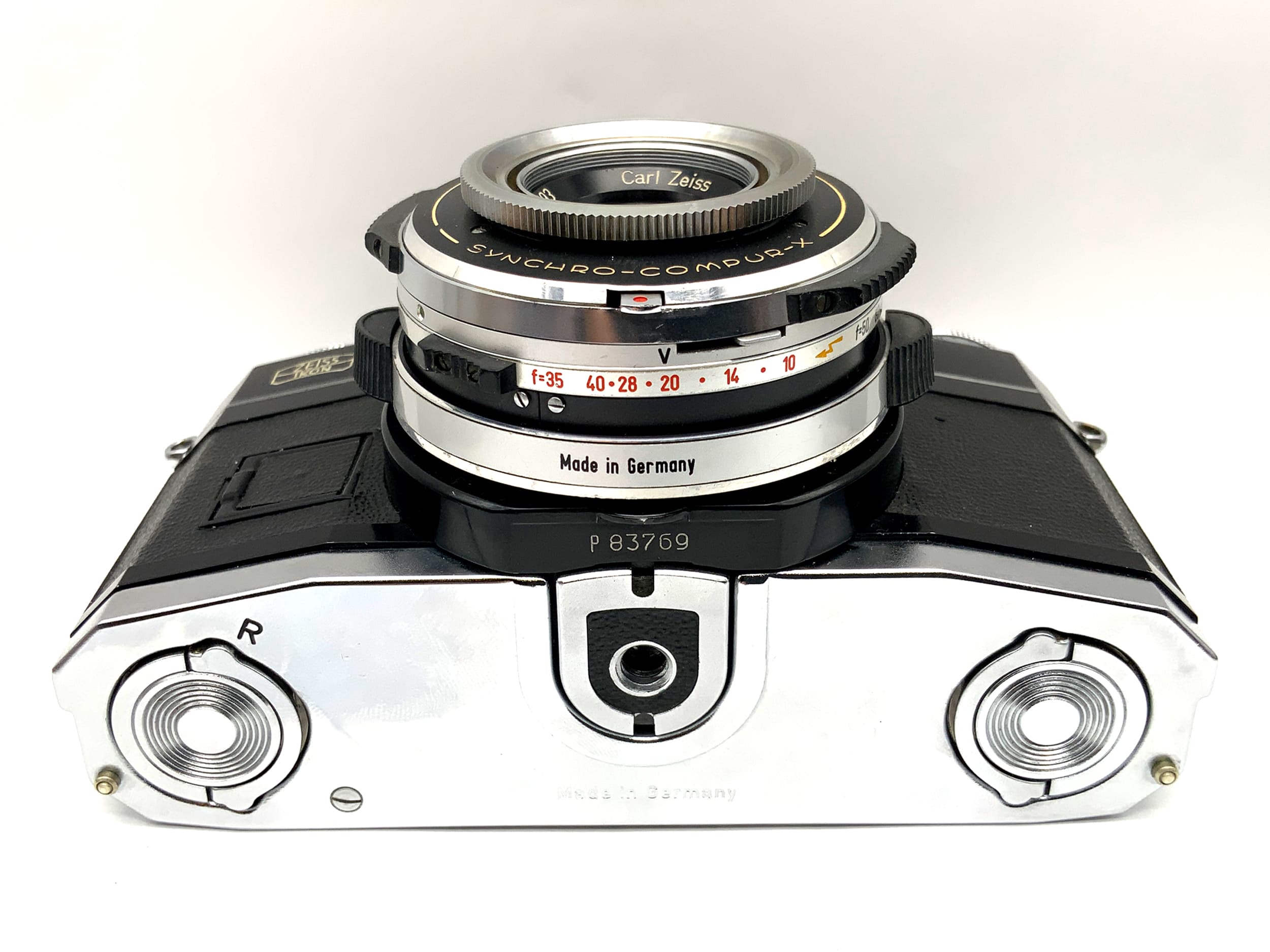 Zeiss Ikon Contaflex Super B SLR Synchro-Compur X 35mm SLR with Tessar 2.8 50mm