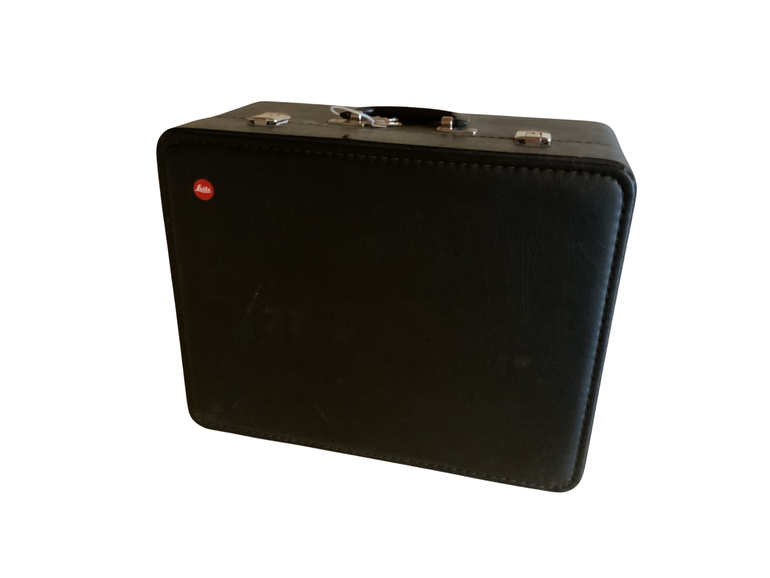 Étui pour projecteur Leitz, étui en cuir noir pour projecteur de diapositives, env. 42 x 14 x 33 cm