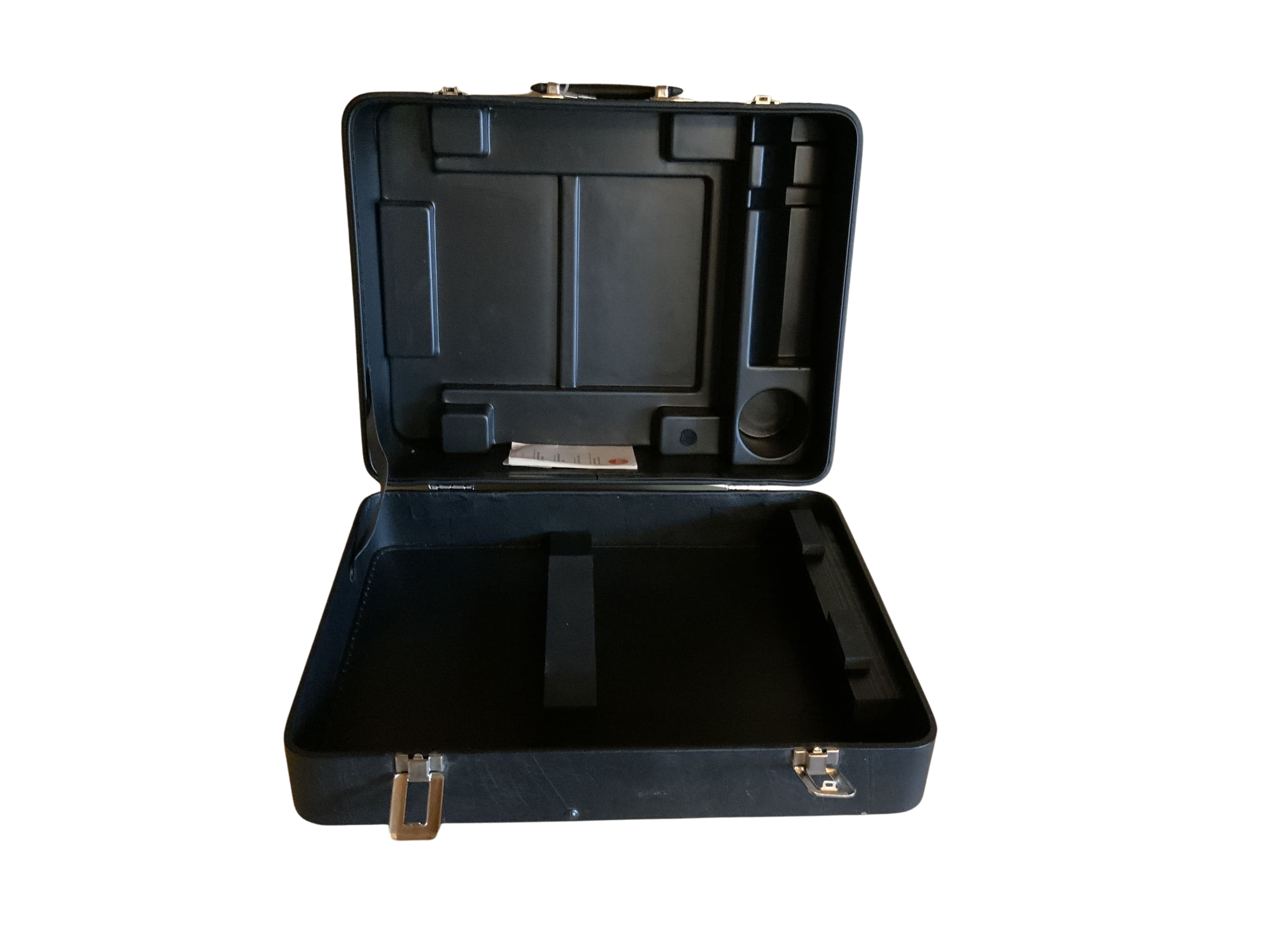 Étui pour projecteur Leitz, étui en cuir noir pour projecteur de diapositives, env. 42 x 14 x 33 cm
