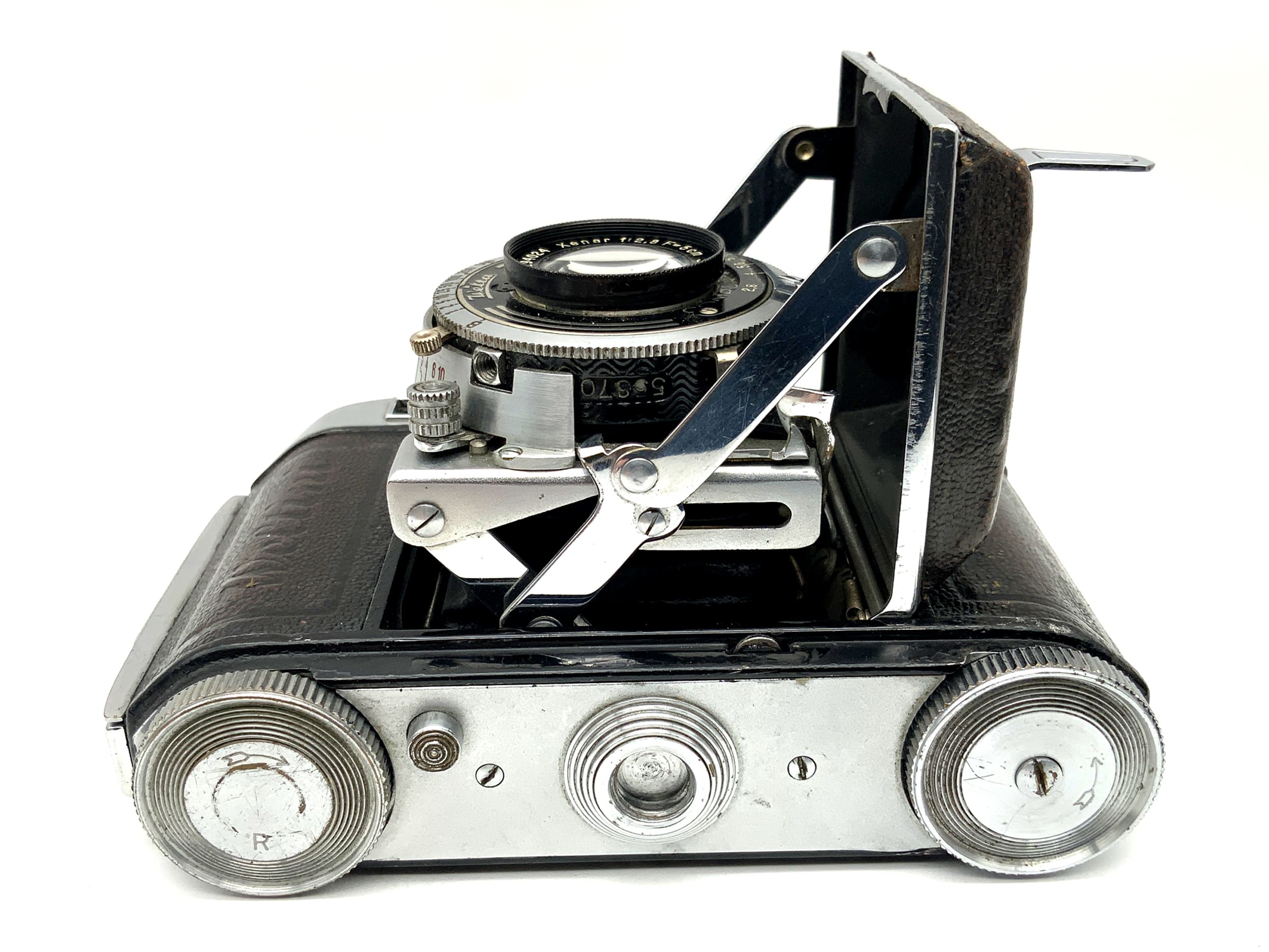 Appareil photo pliant Welta Weltini avec objectif Schneider Kreuznach Xenar 1:2.8 5cm Compur Rapid