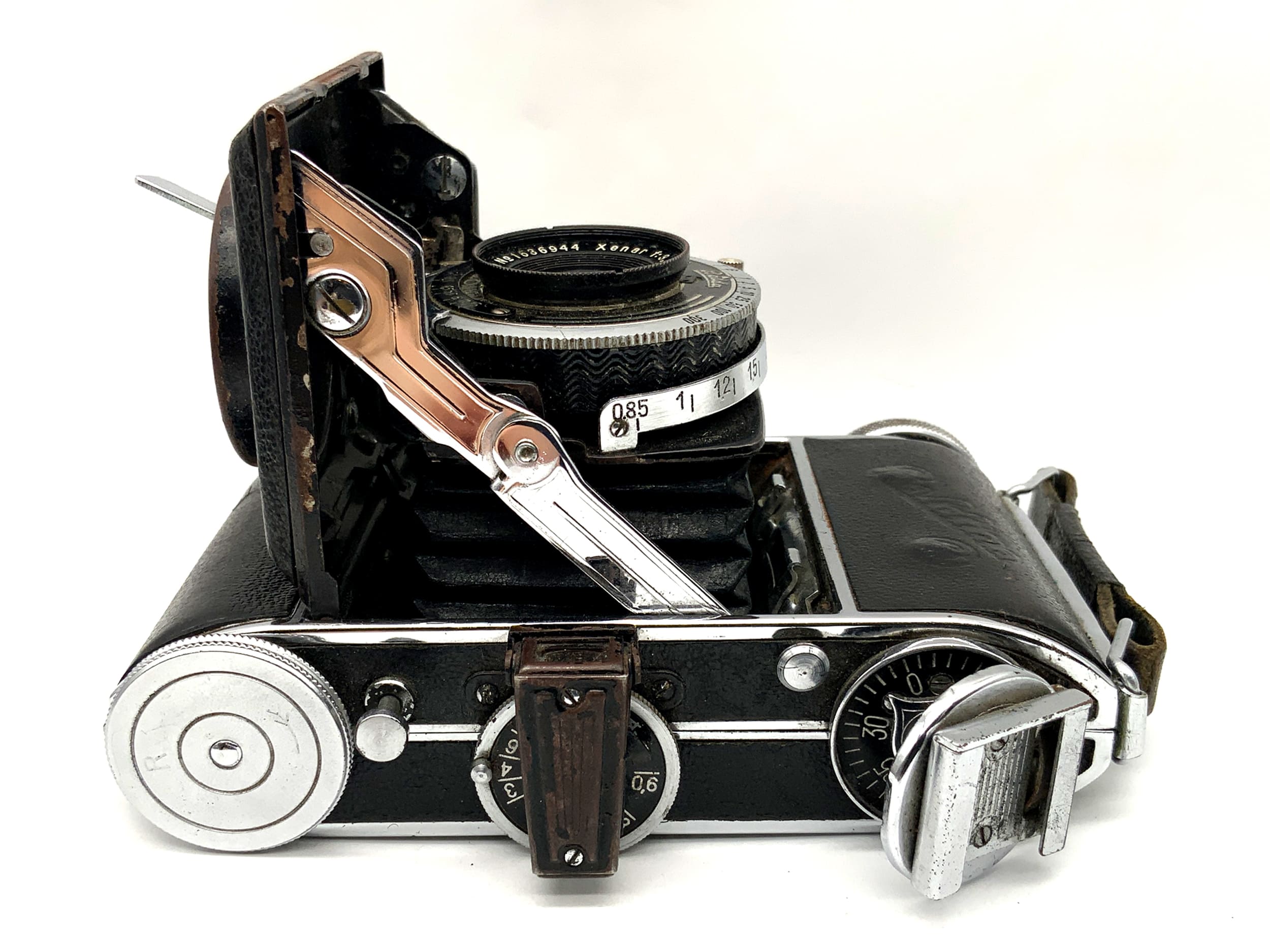 Appareil photo pliant Balda Baldina avec objectif Schneider Kreuznach Xenar 5 cm 1:3,5 Compur