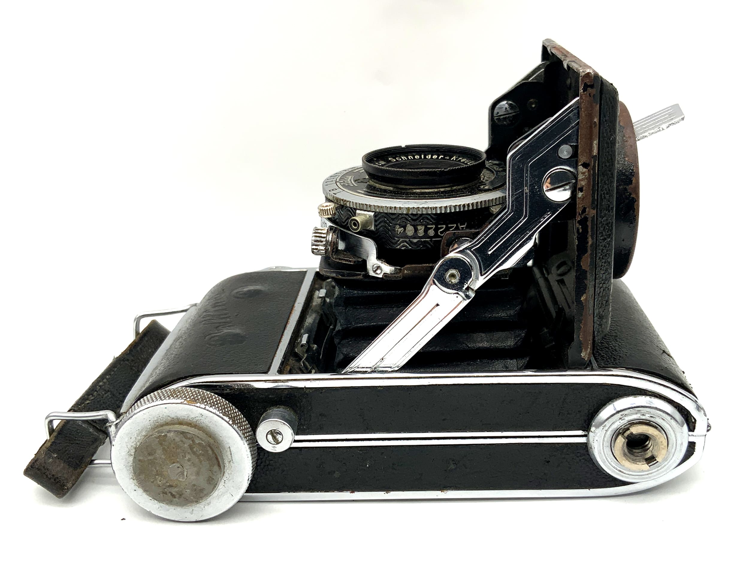 Appareil photo pliant Balda Baldina avec objectif Schneider Kreuznach Xenar 5 cm 1:3,5 Compur