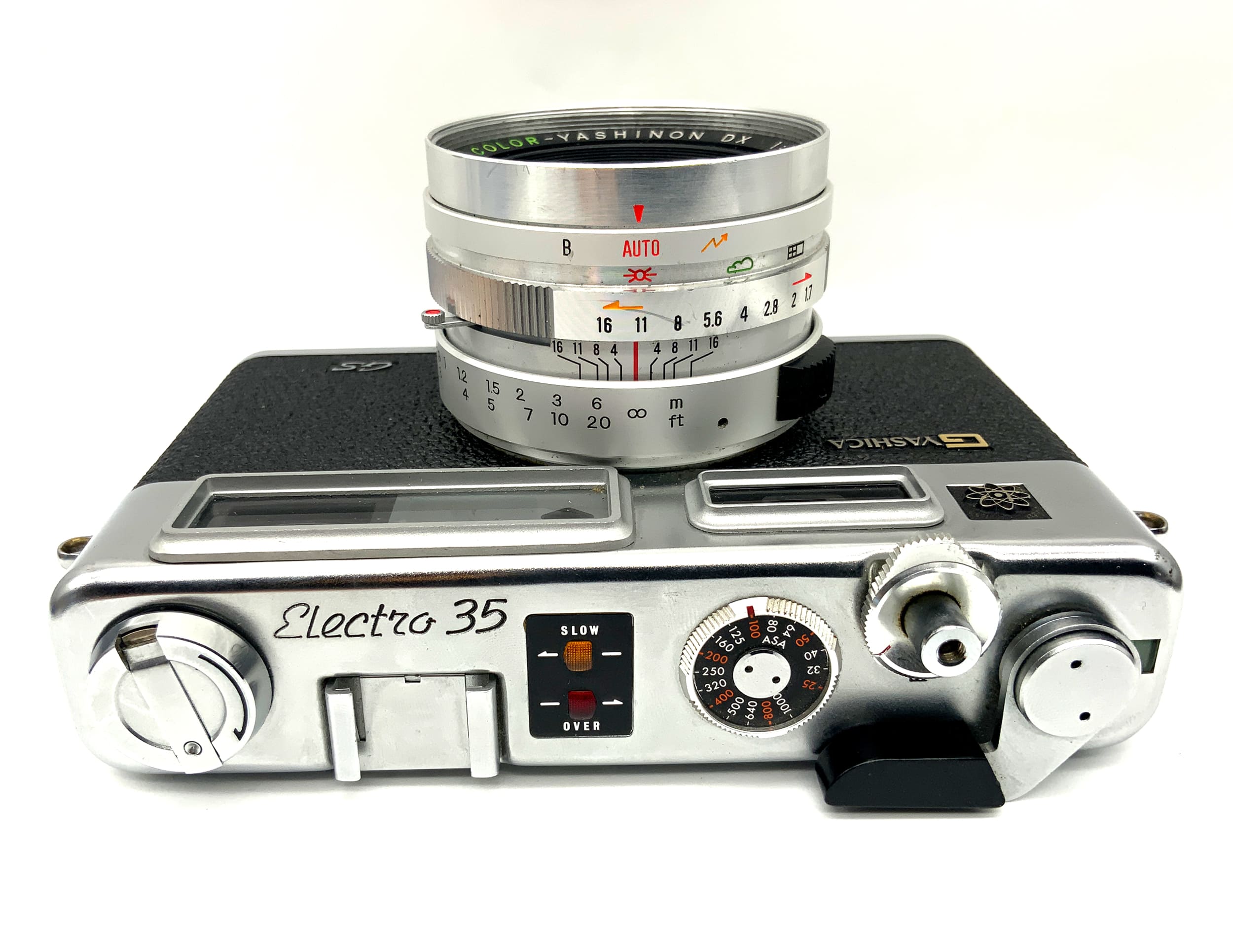 Appareil photo Yashica Electro 35 GS à visée directe, appareil photo télémétrique Color-Yashinon DX 45mm 1:1.7