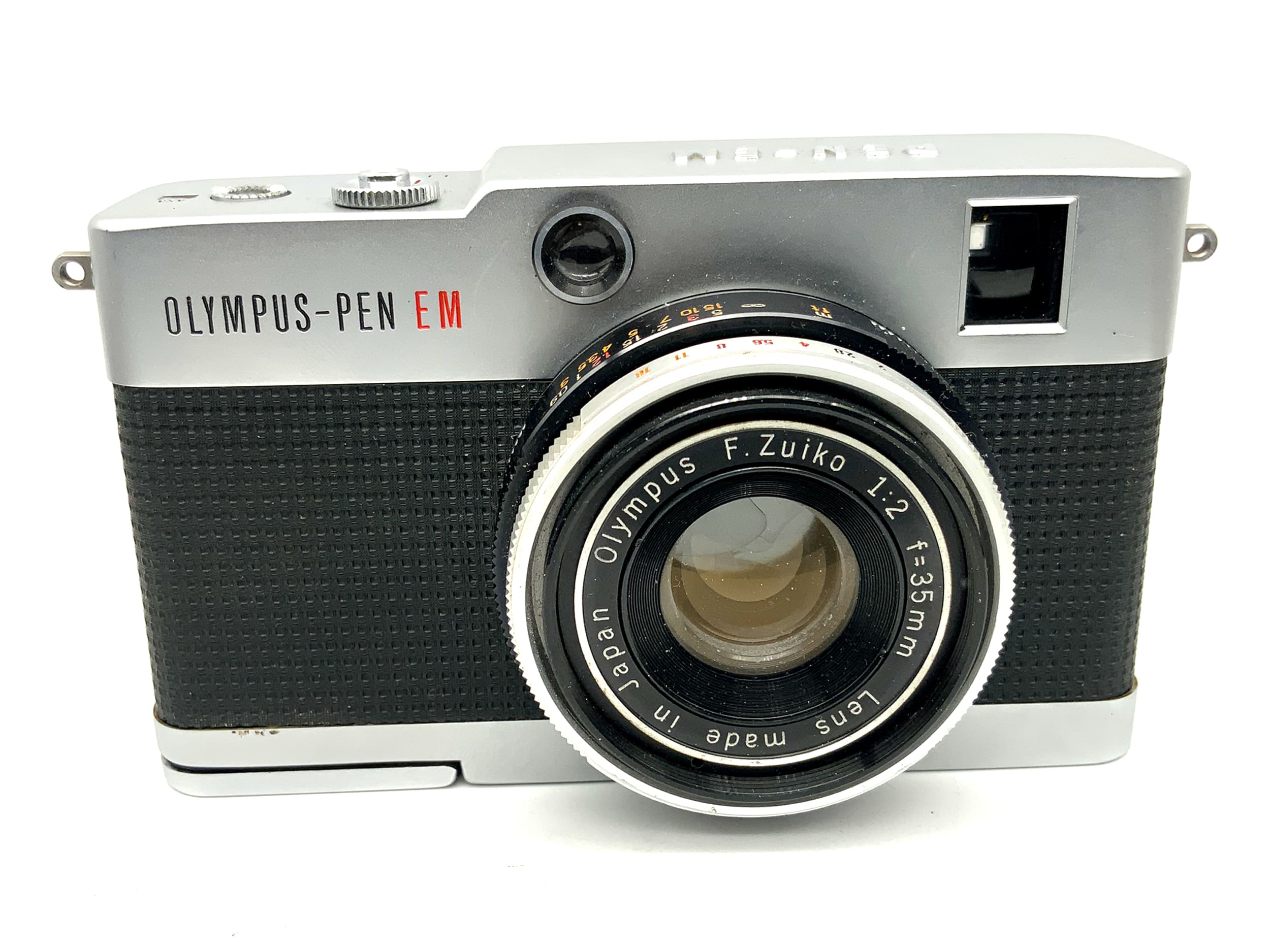 Olympus Pen-EM viewfinder camera with F.Zuiko 35mm 1:2 half frame analog camera