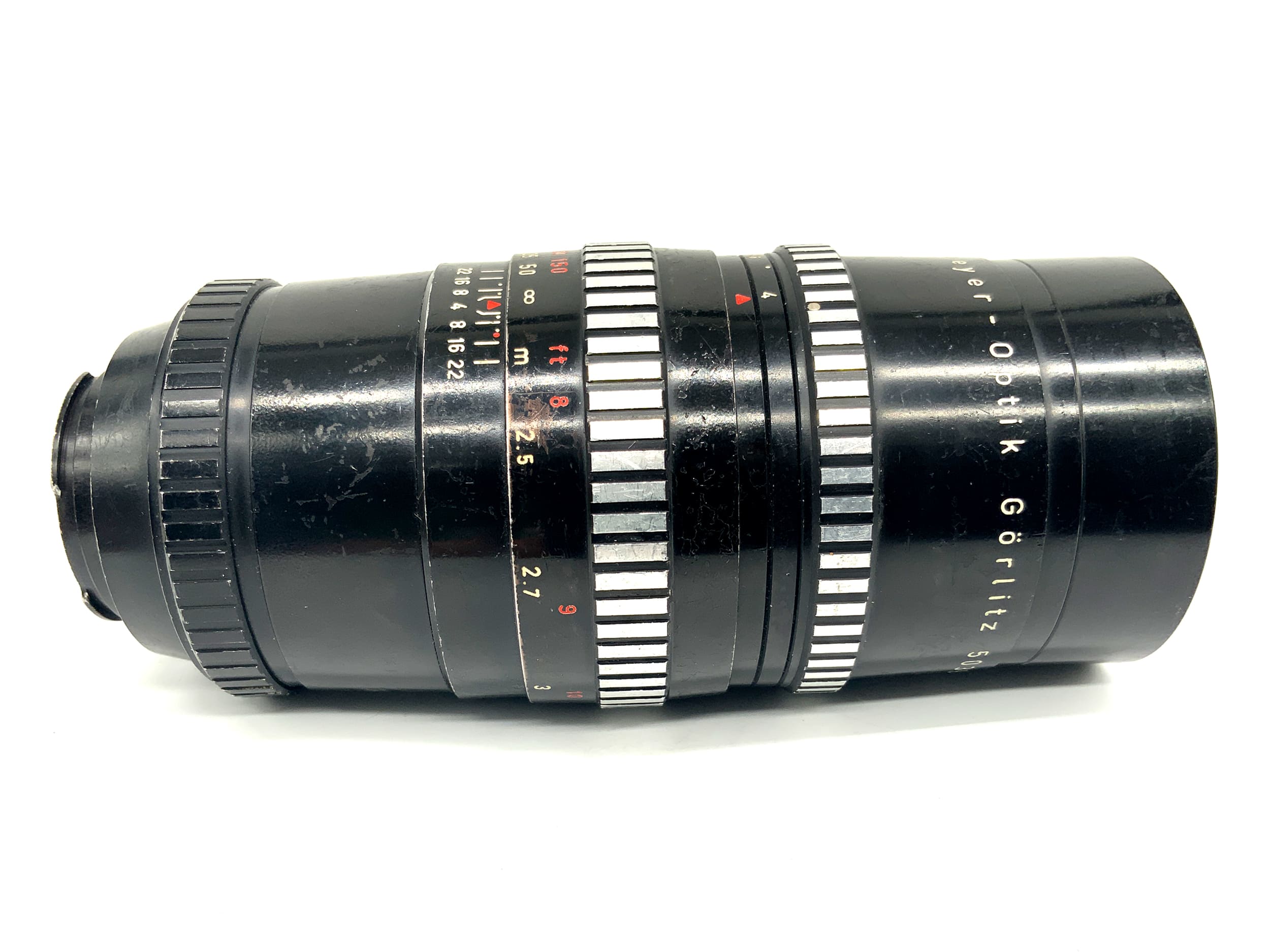 Meyer-Optik Görlitz Orestegor 15 Blades 200mm 1:4 Zebra Festbrennweite (EXA)
