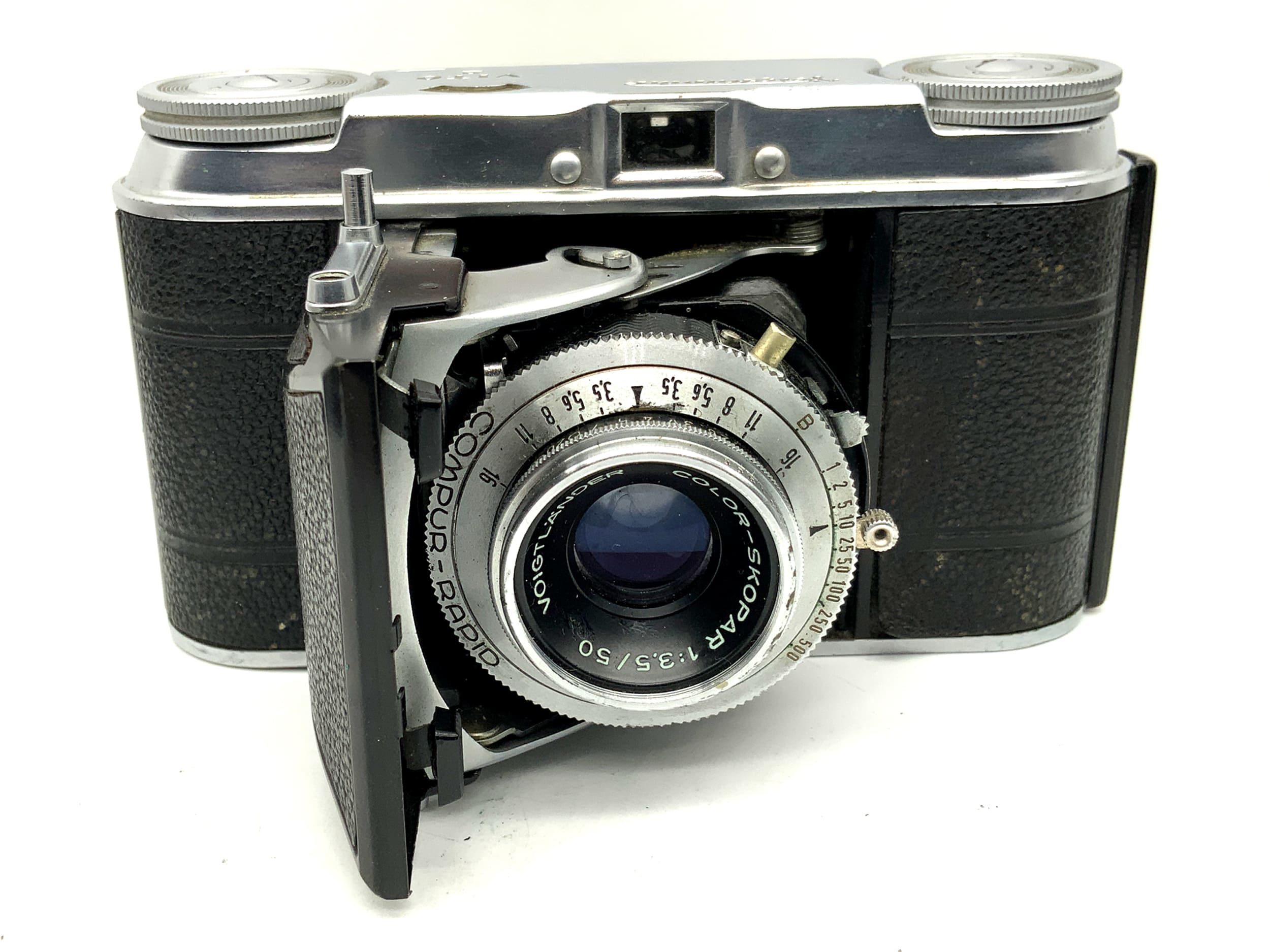 Voigtländer Vito II folding camera with Color-Skopar 50mm 1:3.5 analog camera