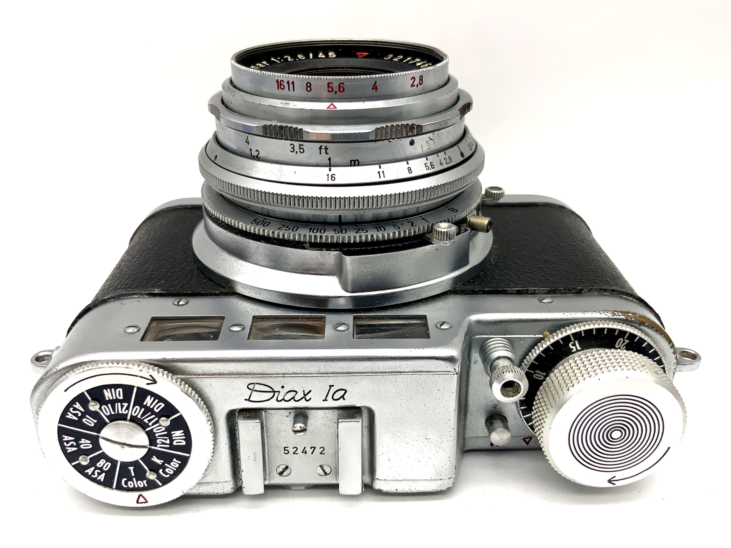 W.Voss Ulm Diax Ia avec Schneider kreuznach Xenar 45mm 1:2.8 Synchro-Compur