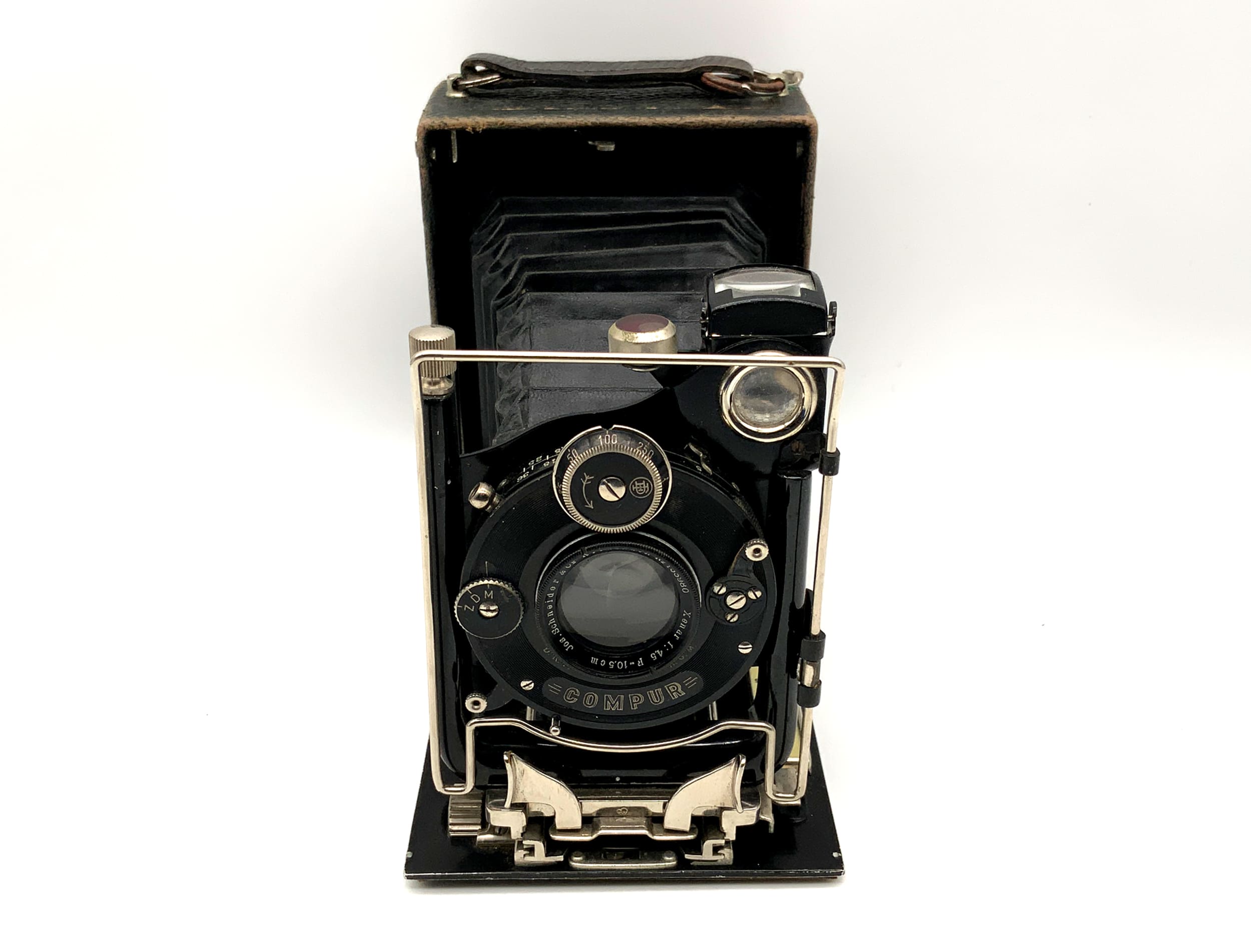 Appareil photo à plaques Clunz avec caméra analogique Compur Xenar 4,5/10,5 cm