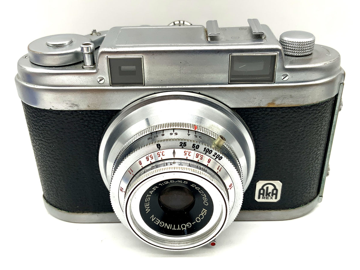 Appareil photo télémétrique AKA Rex avec objectif Isco Westar 45 mm f/3,5, appareil photo analogique