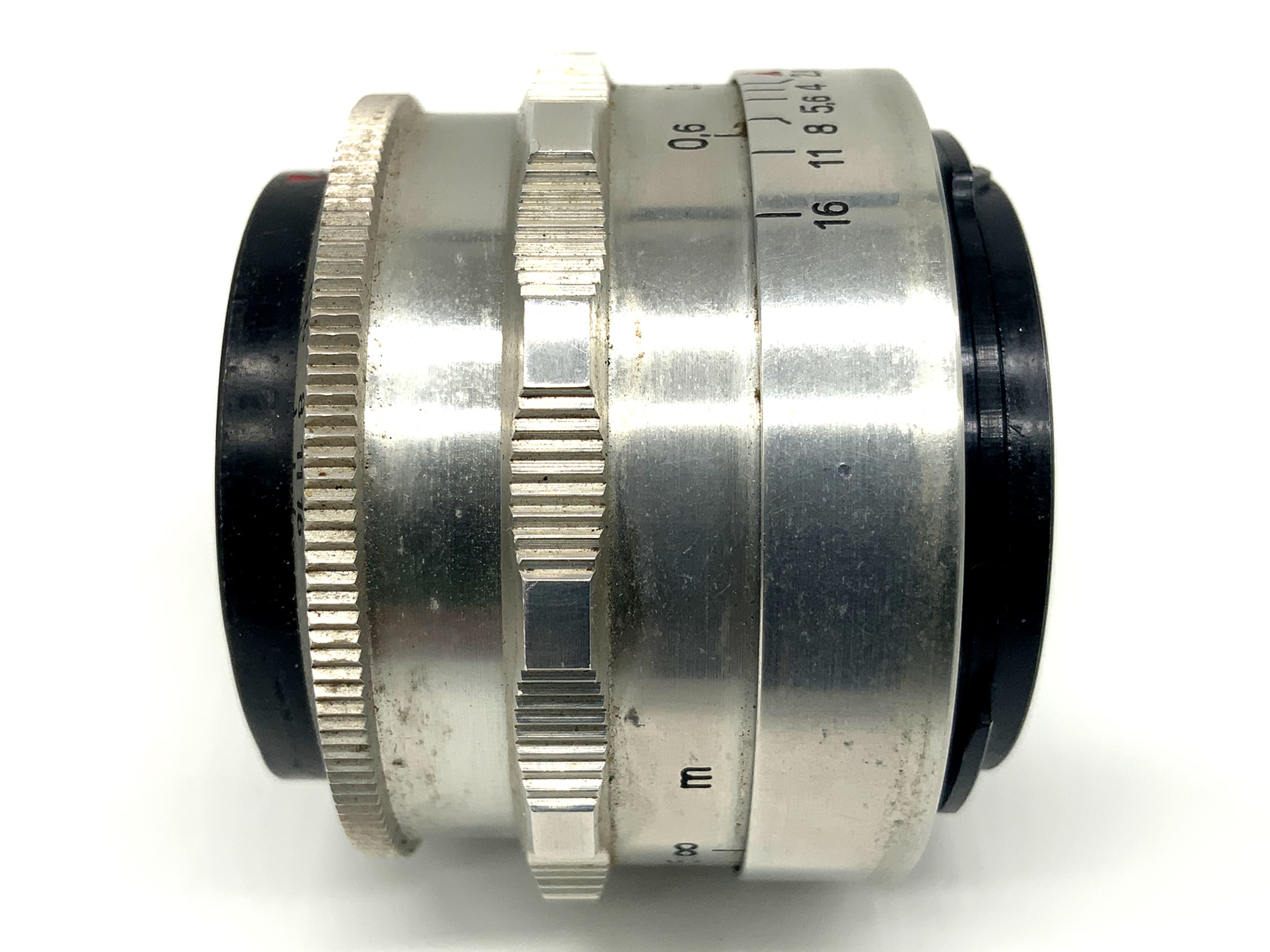 Carl Zeiss Jena Q1 Tessar red T 12 Blades 50mm 1:2.8 Festbrennweite (Altix)