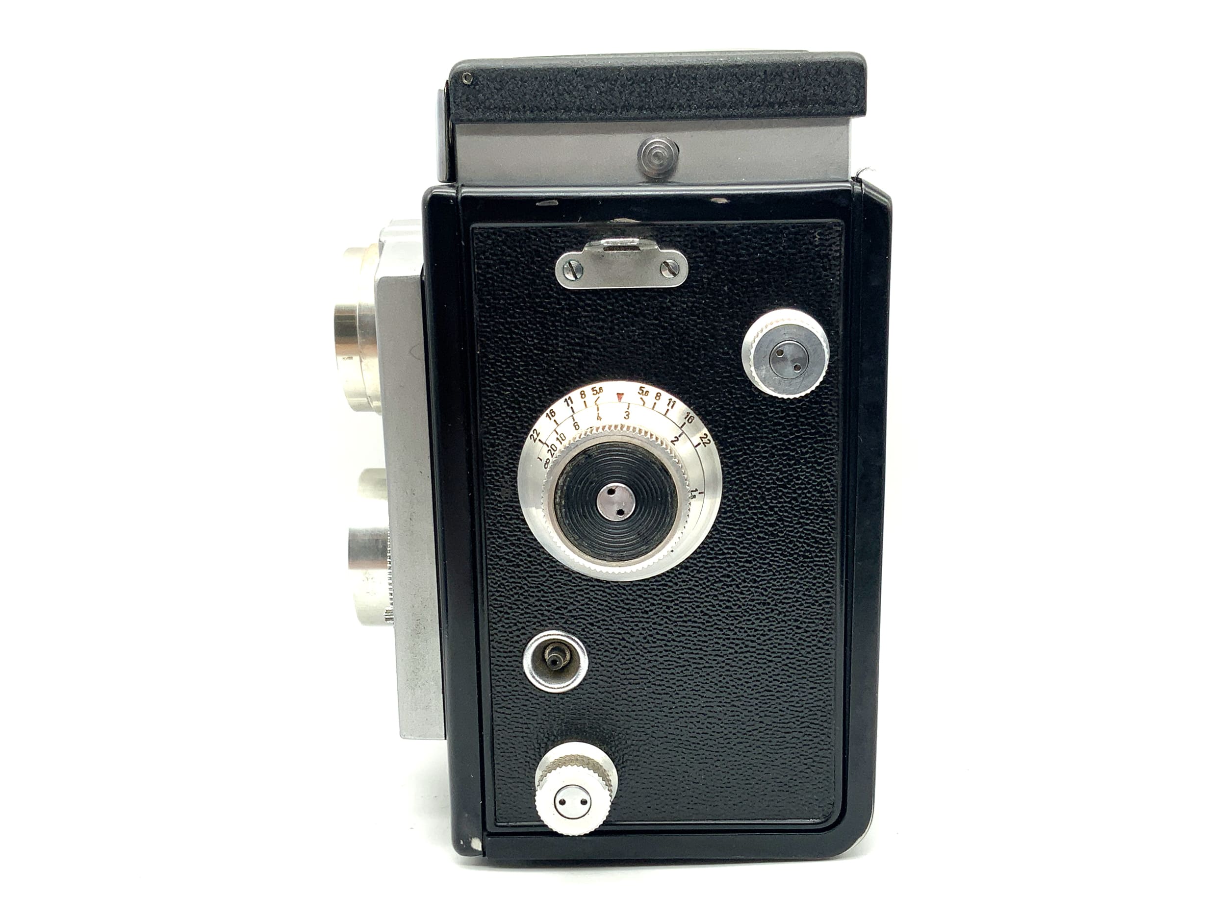 Welta Weltaflex TLR avec ROW Rathenow Rectan 75mm 1:3.5 rouge V 6x6 reflex bi-objectif