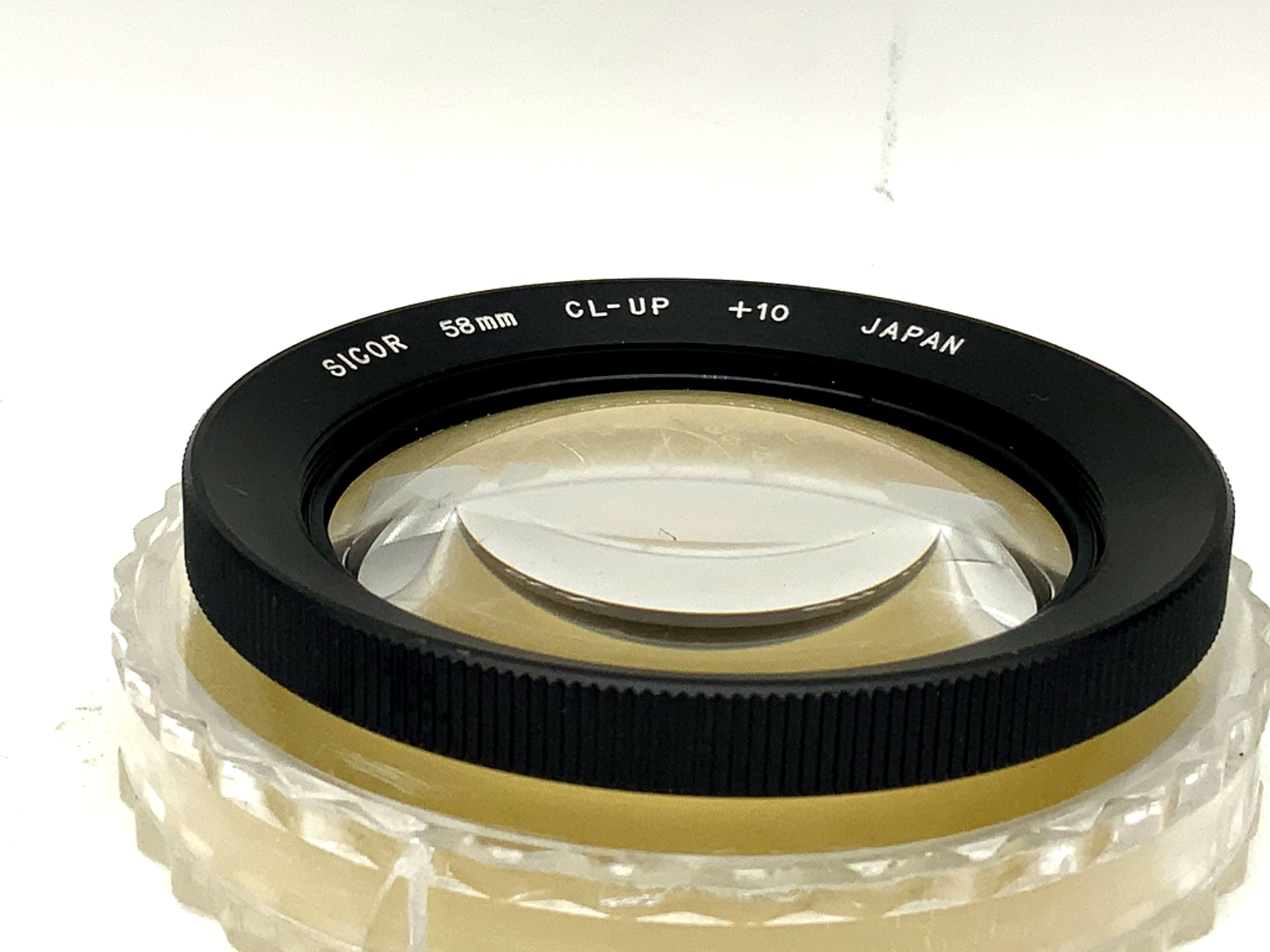 Sicor close-up lens CL-UP +10 in case, 58mm circular filter thread
