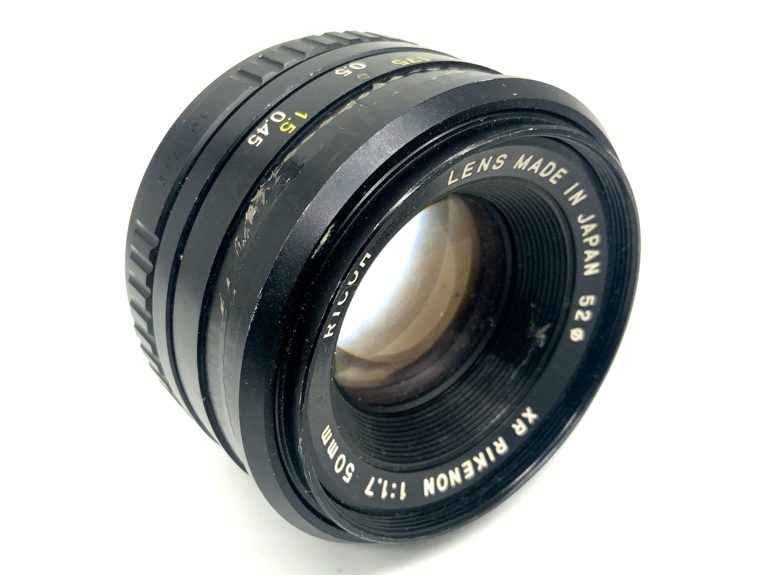 Ricoh XR Rikenon 50mm 1:1.7 Objektiv Festbrennweite (Pentax K) Pilz!