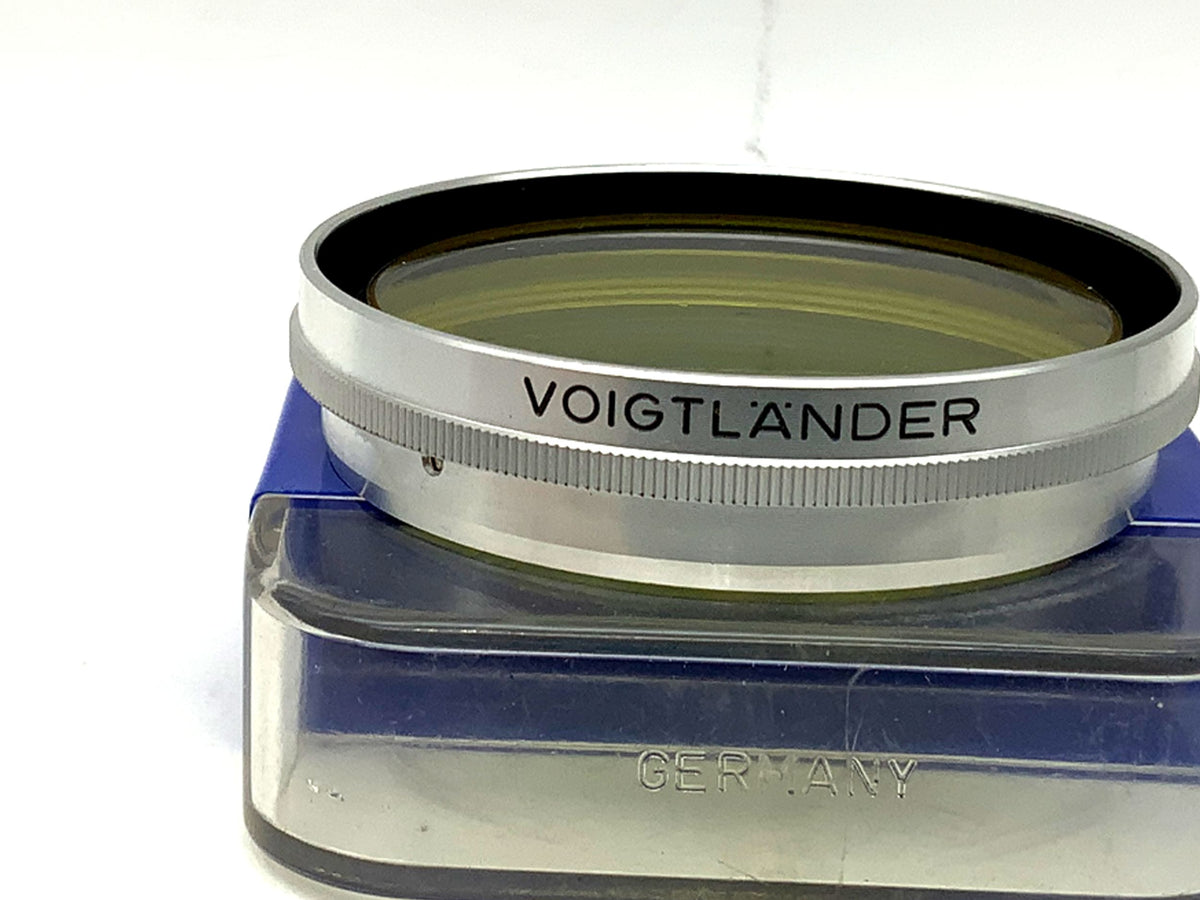 Voigtländer color filter 301/49 yellow G1 49s AR in case, 49mm filter