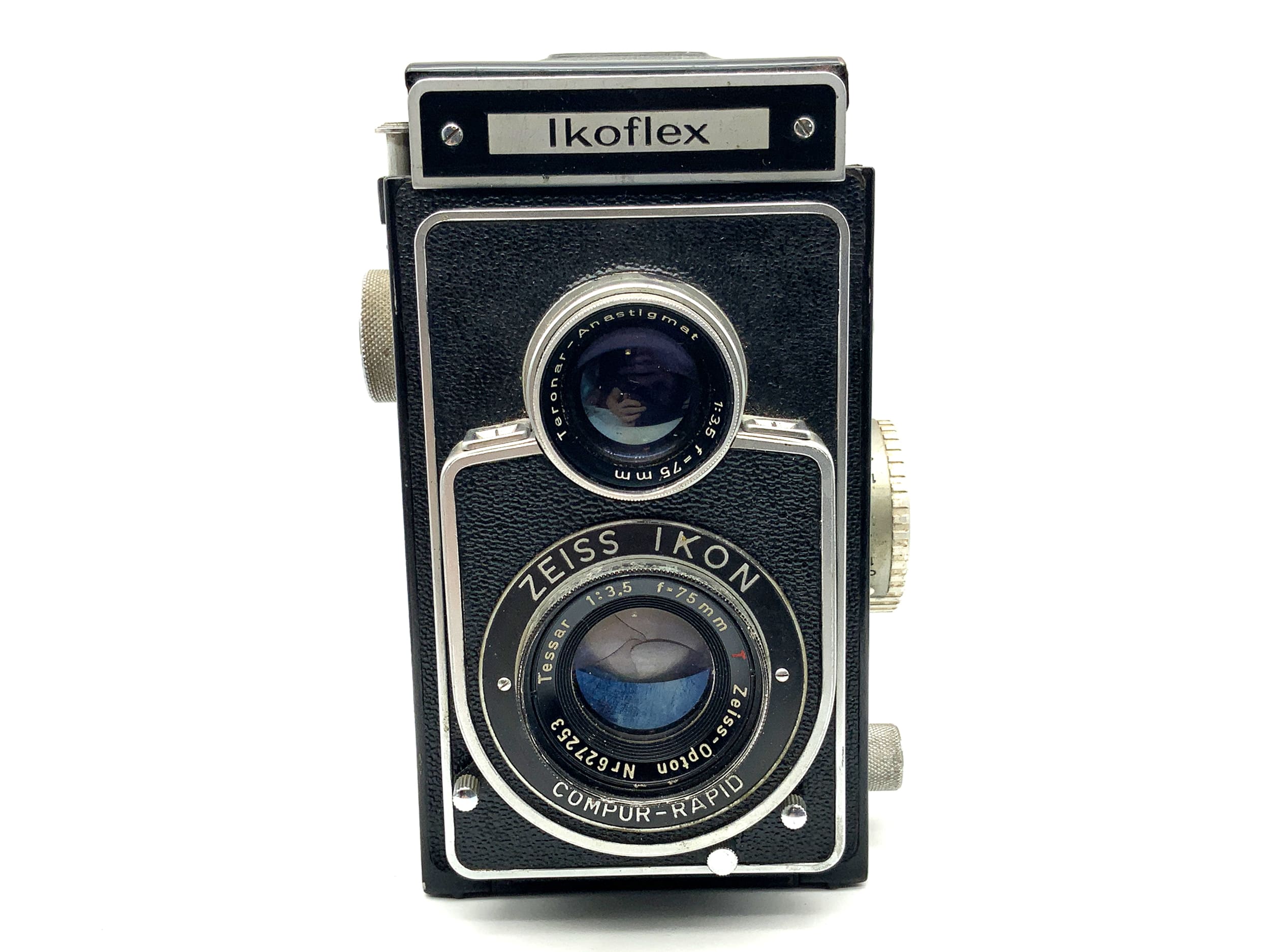 Téléviseur reflex bi-objectif Zeiss Ikon Ikoflex II 852/16 TLR avec oculaire Zeiss Opton 75 mm 1:3,5 6x6