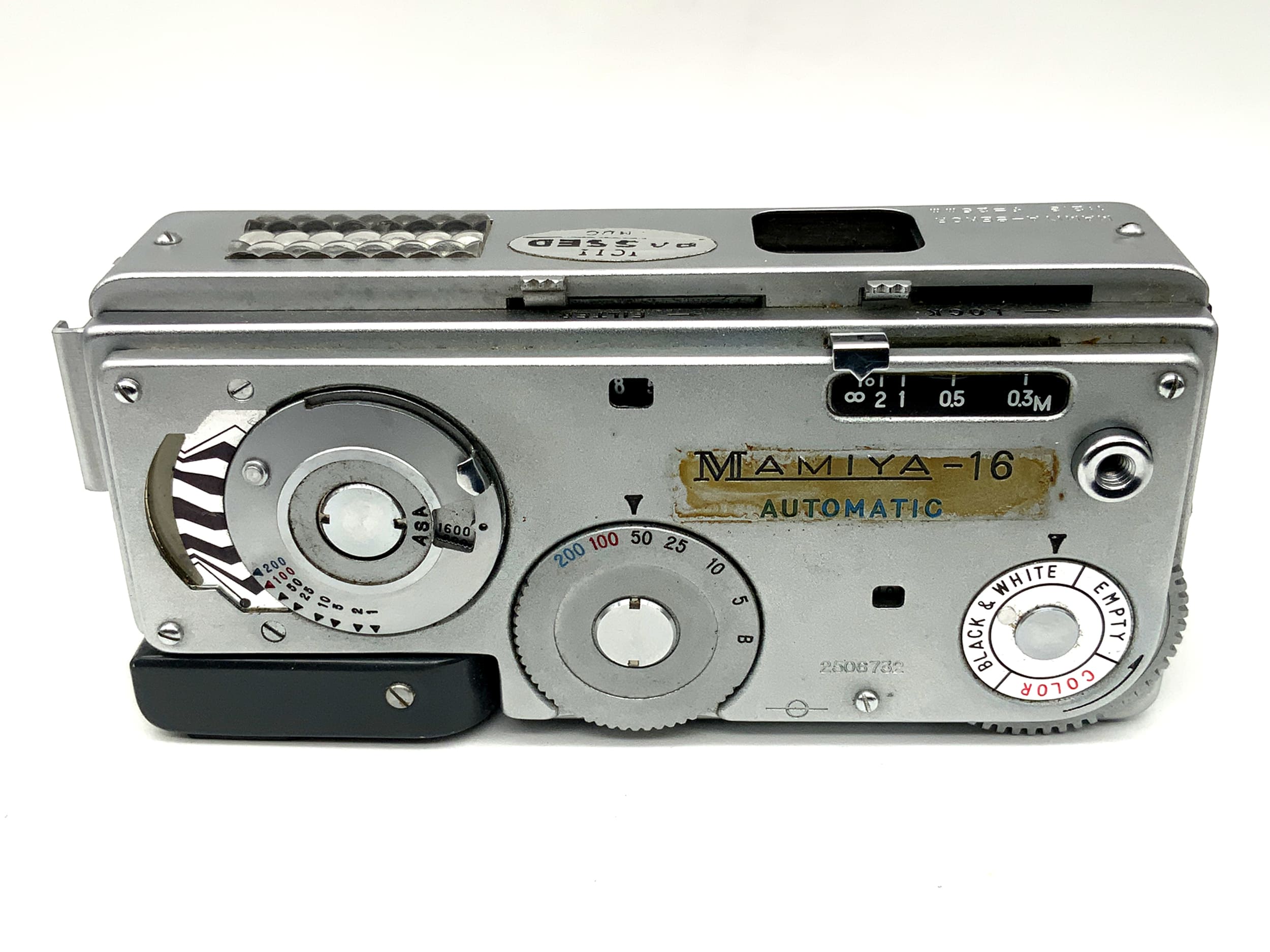 Appareil photo miniature automatique Mamiya 16 avec objectif Mamiya Sekor 25 mm 1:2.8