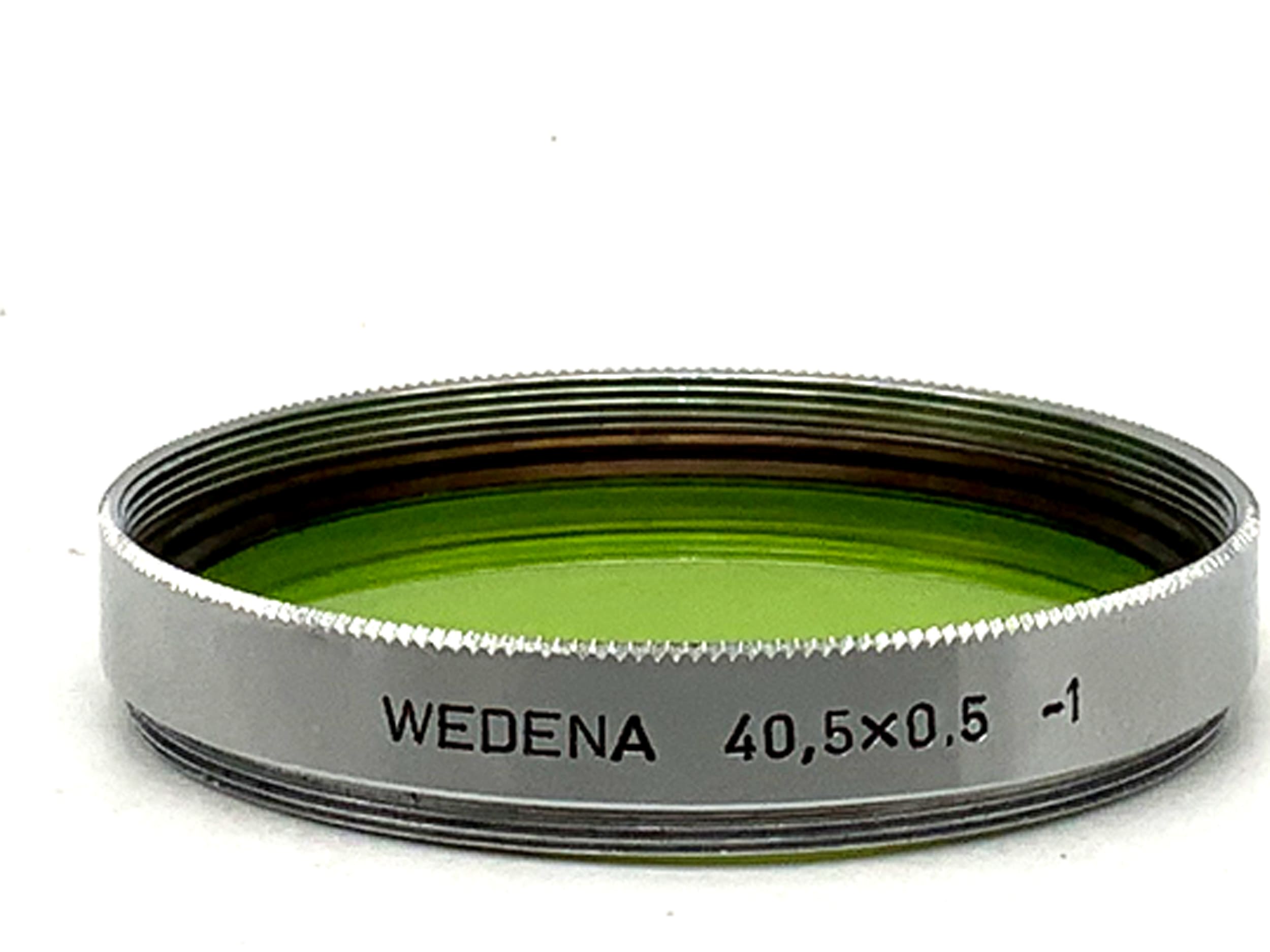 Filtre vert Wedena 40,5 x 0,5 - 1 filtre, filetage circulaire de 40,5 mm