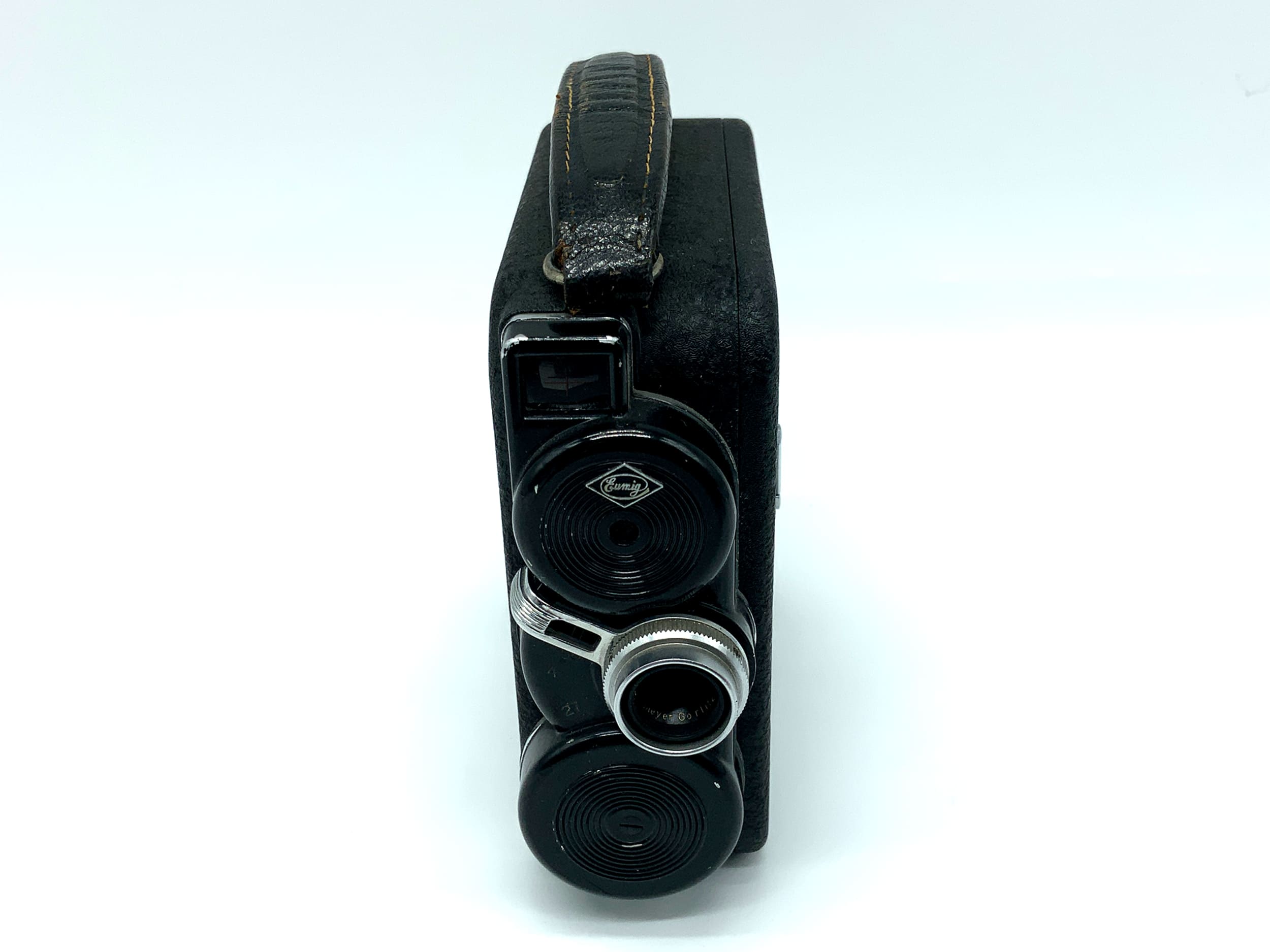 Caméra argentique Eumig C3 avec objectif Meyer Görlitz Trioplan 12,5 mm f/2,7 Super 8
