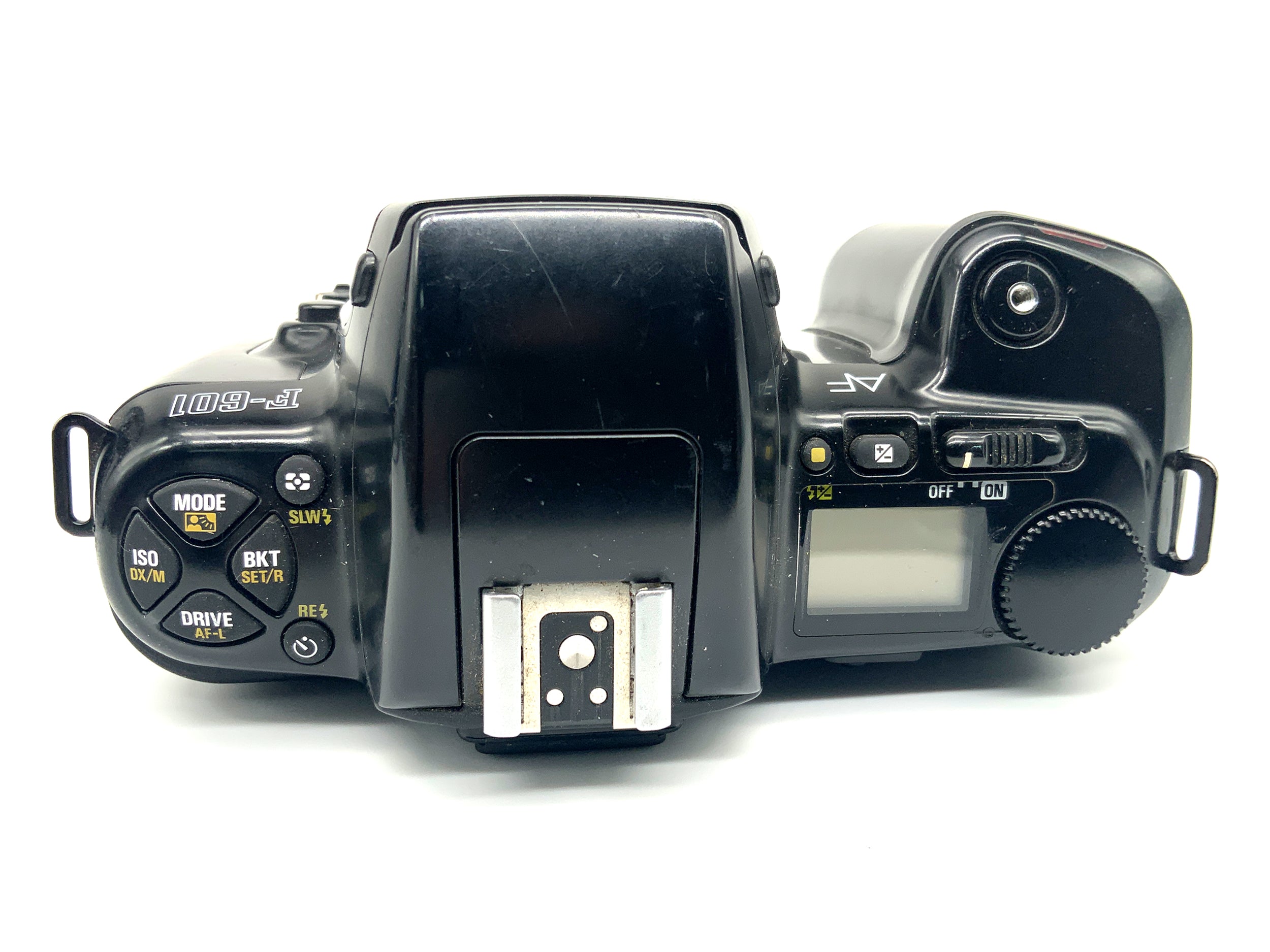 Nikon F-601 SLR Rückwand defekt! 35mm SLR analog Body (Nikon AF)