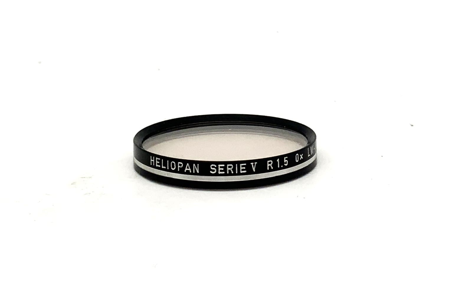 Filtre correcteur Heliopan R1.5 0x LW-0, filtre à insérer, série V, filetage du filtre